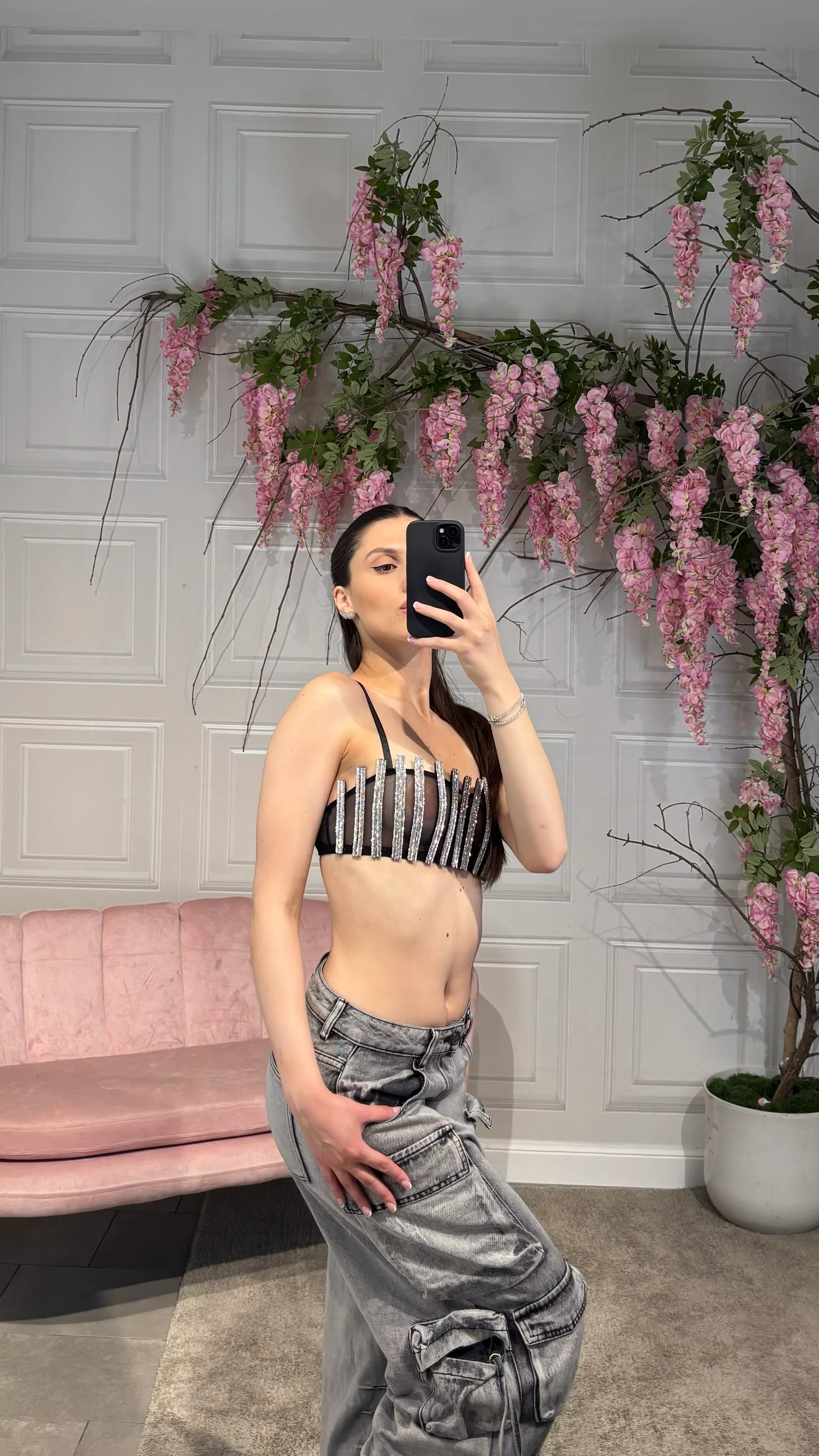 Bralette disco nero - Image 3
