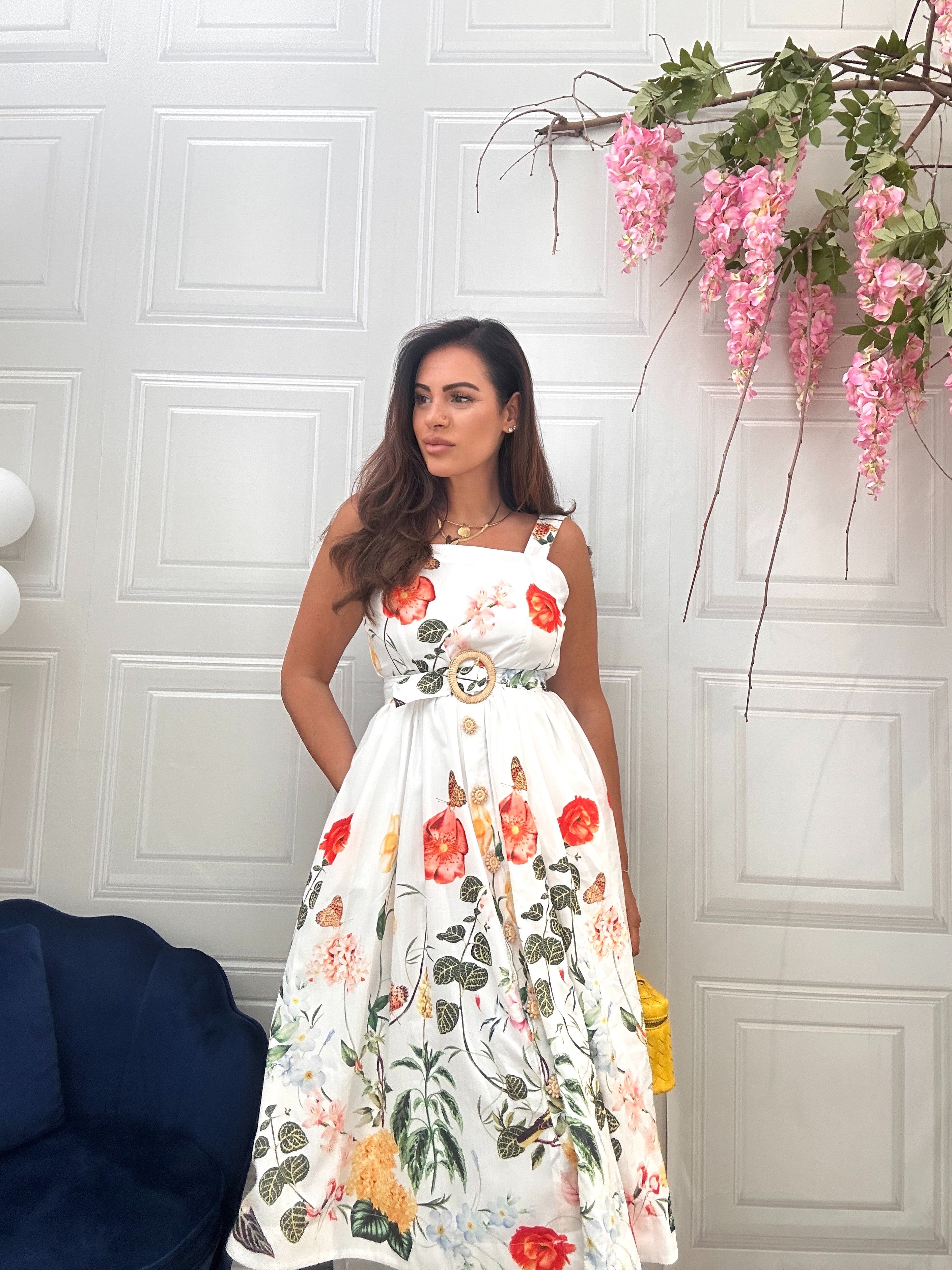 Abito Butterfly Bianco