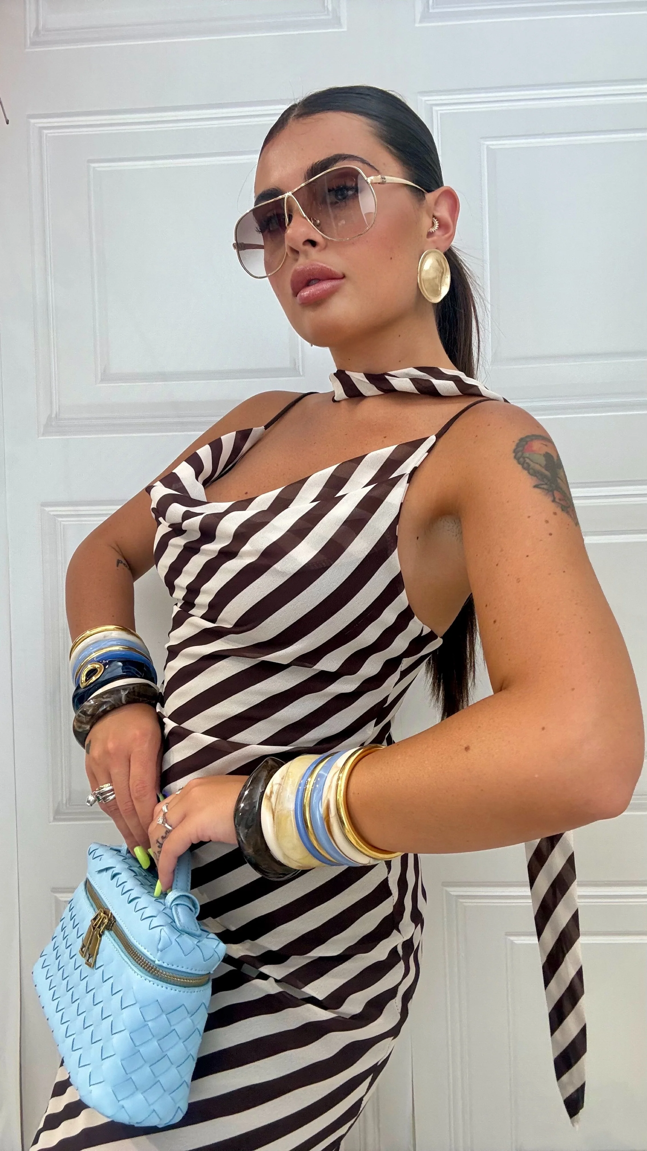Abito Chiara marrone - Image 7