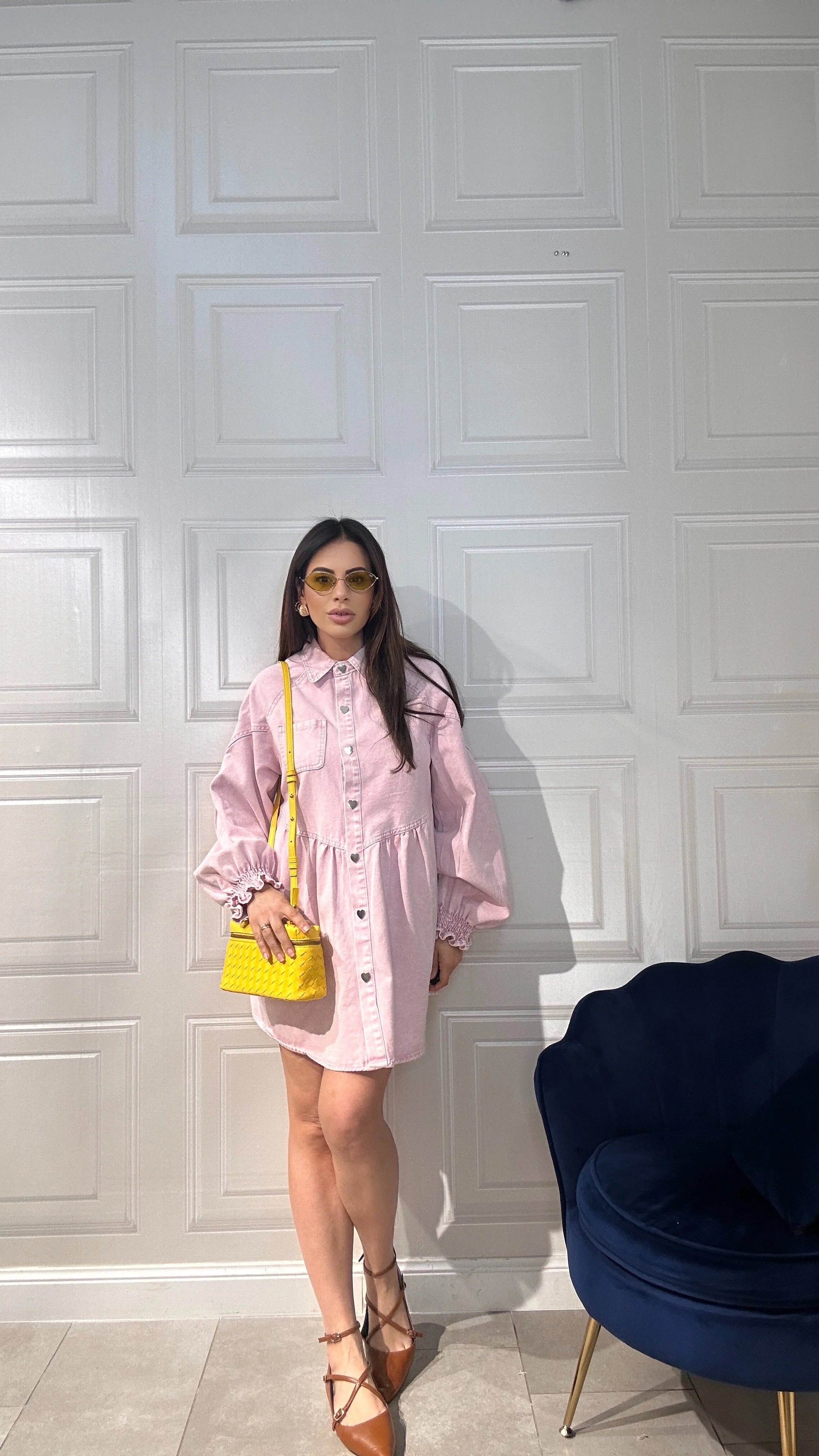 Abito in denim Rosa  Barbie