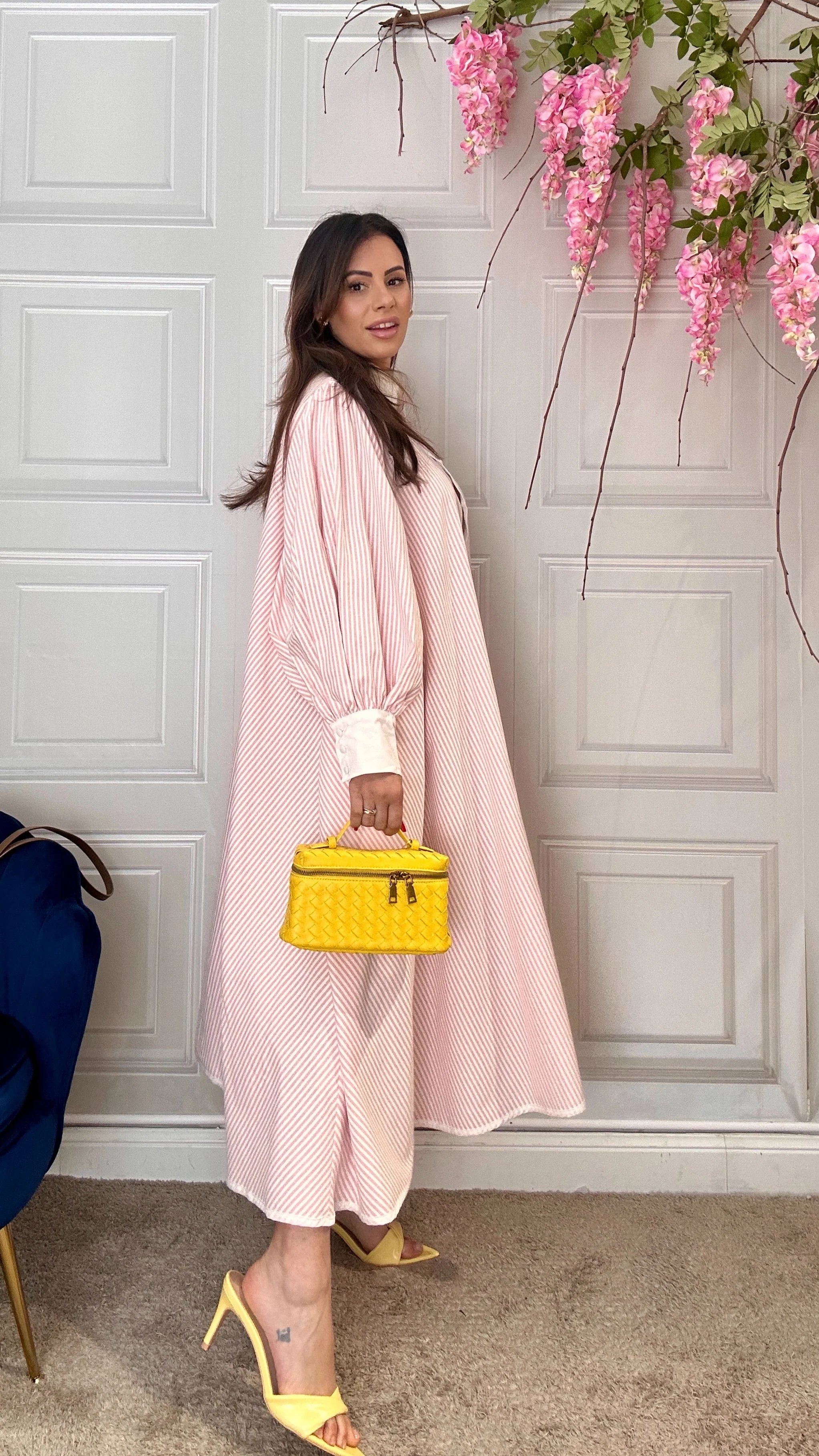 Abito Luce rigo rosa - Image 4