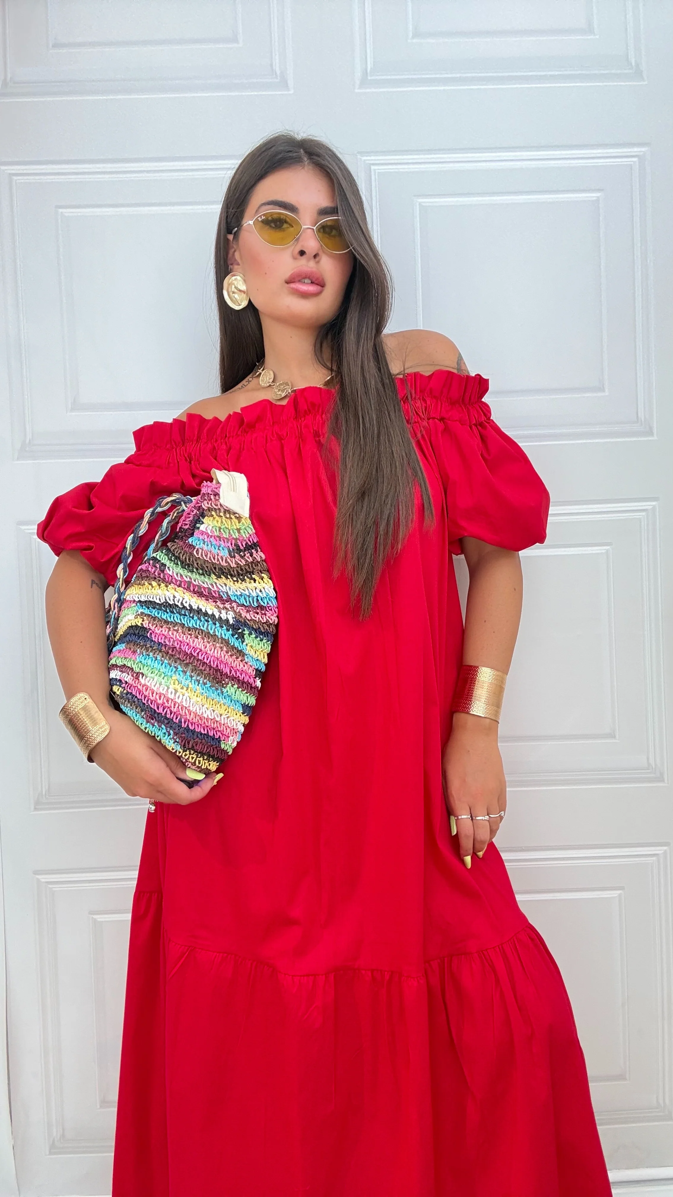 Abito Serena Rosso - Image 7