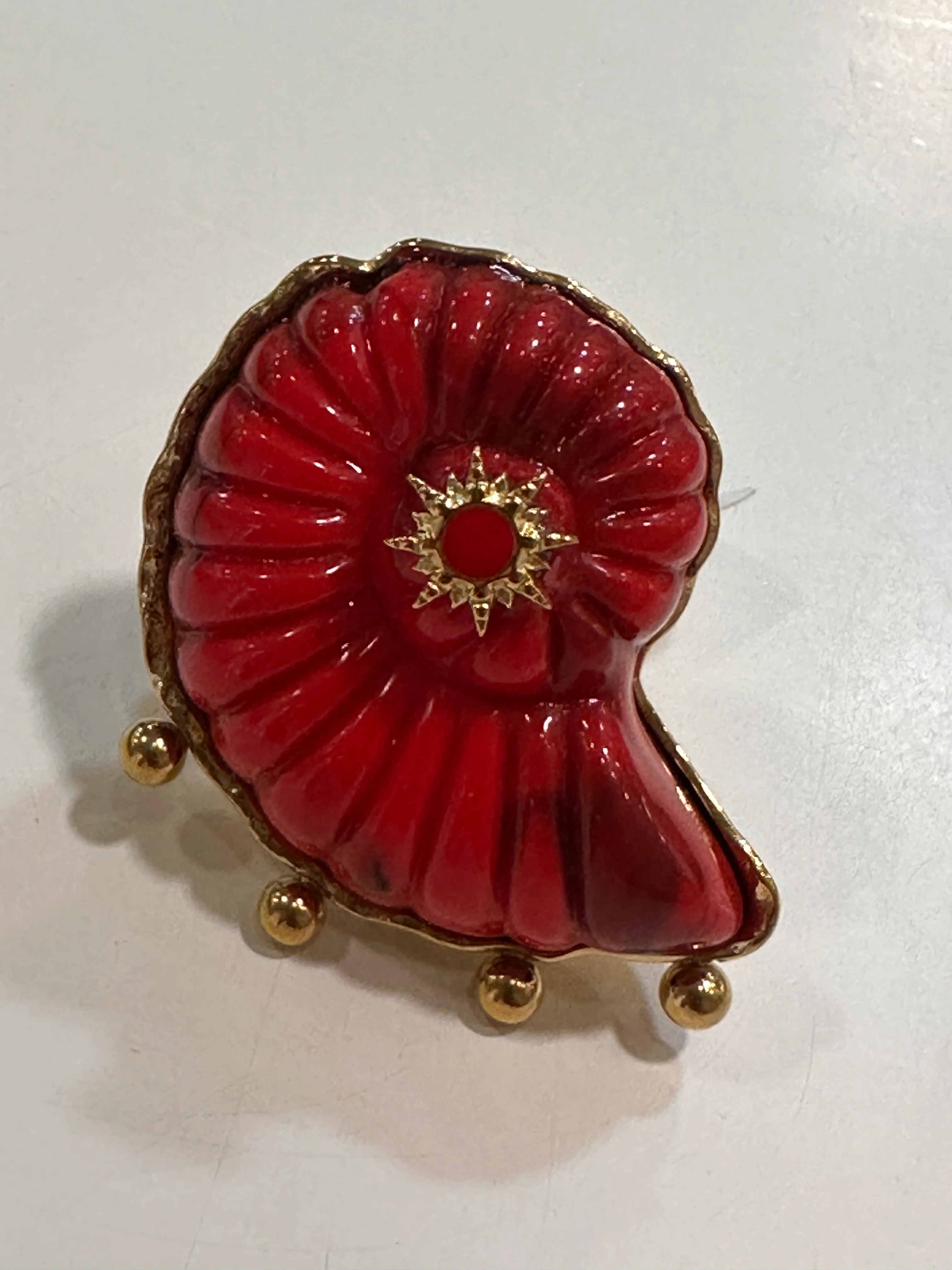 Anello Ariel rosso