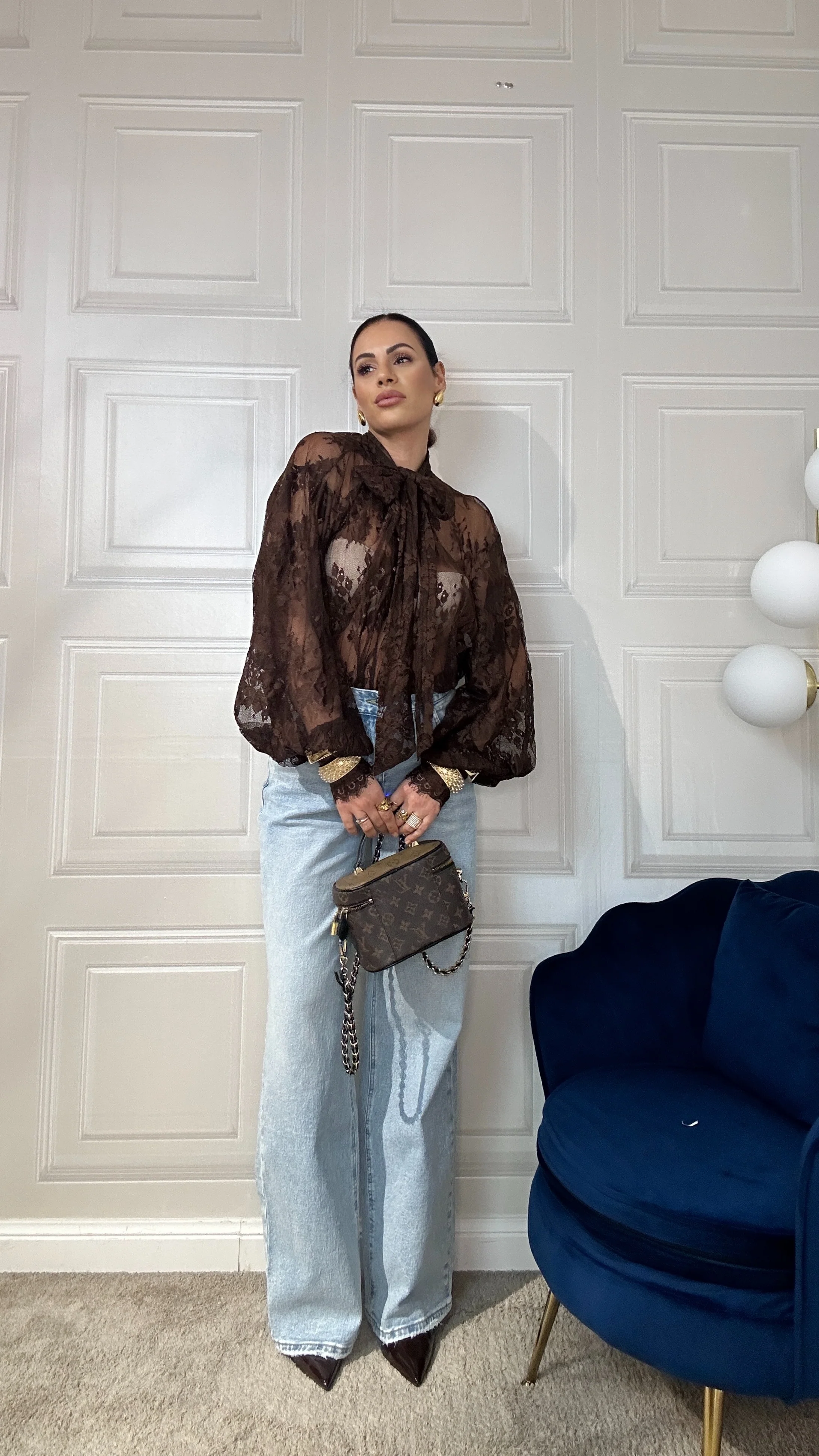 Camicia Gabrielle Marrone