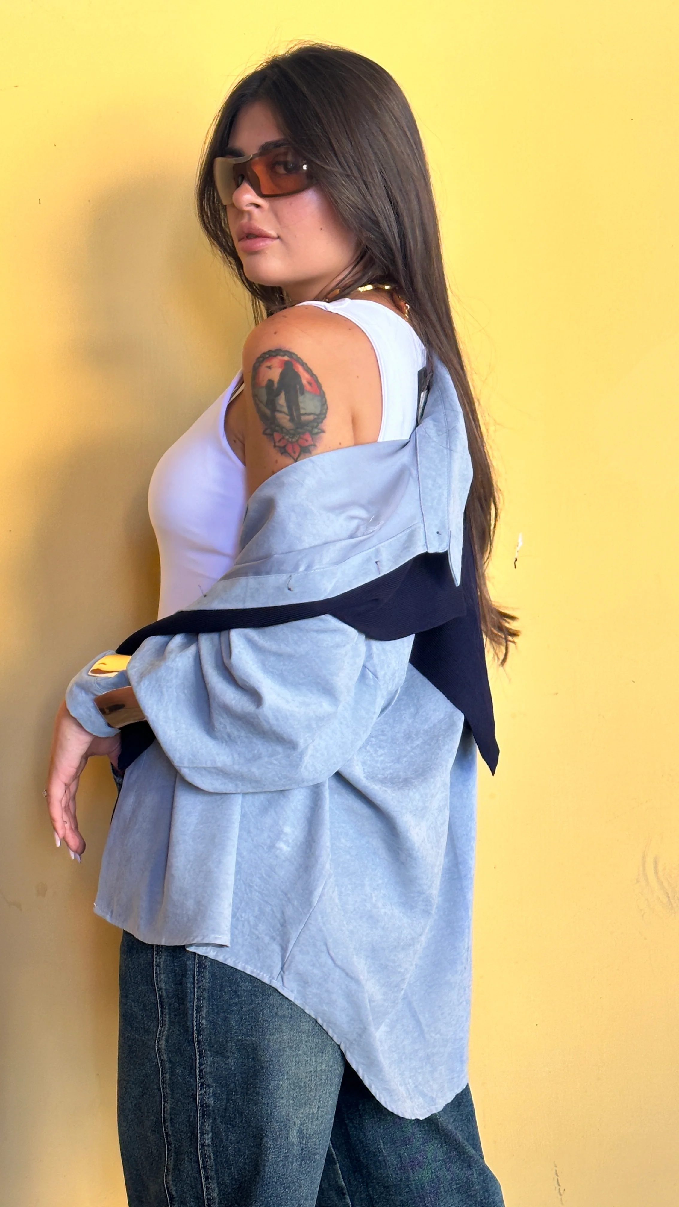 Camicia Oklahoma Celeste - Image 12