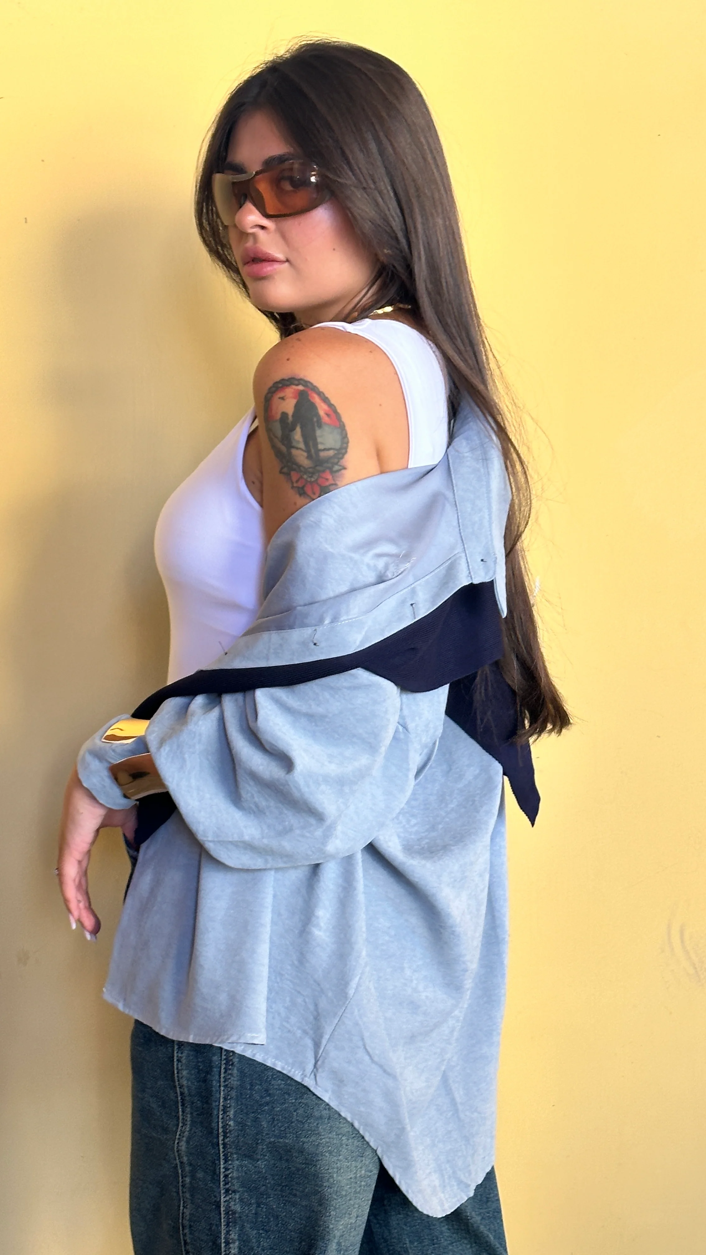 Camicia Oklahoma Celeste - Image 14