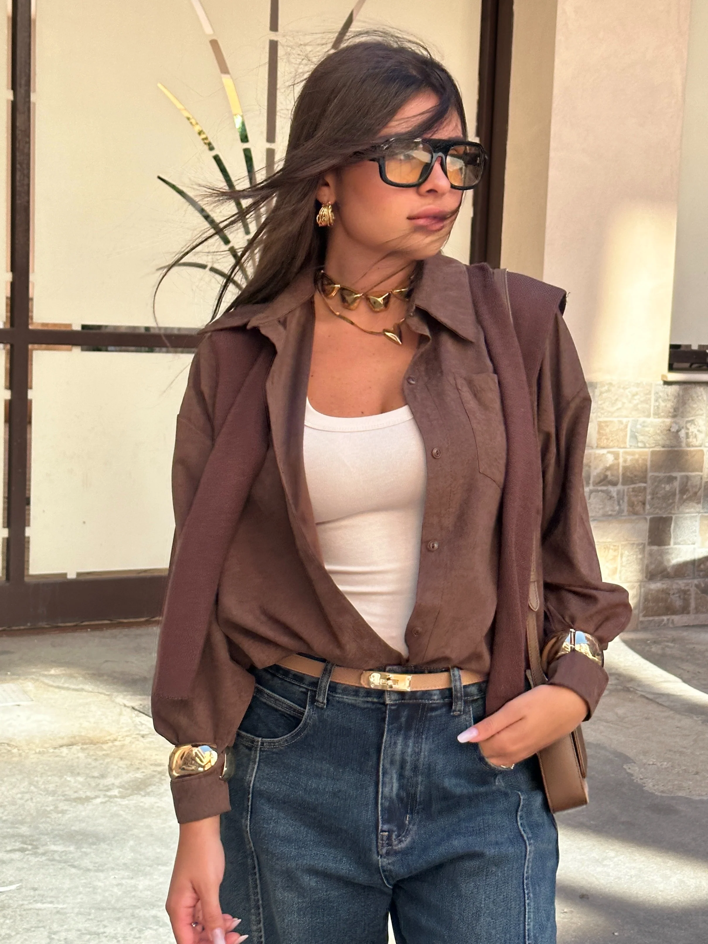 Camicia Oklahoma Marrone - Image 6