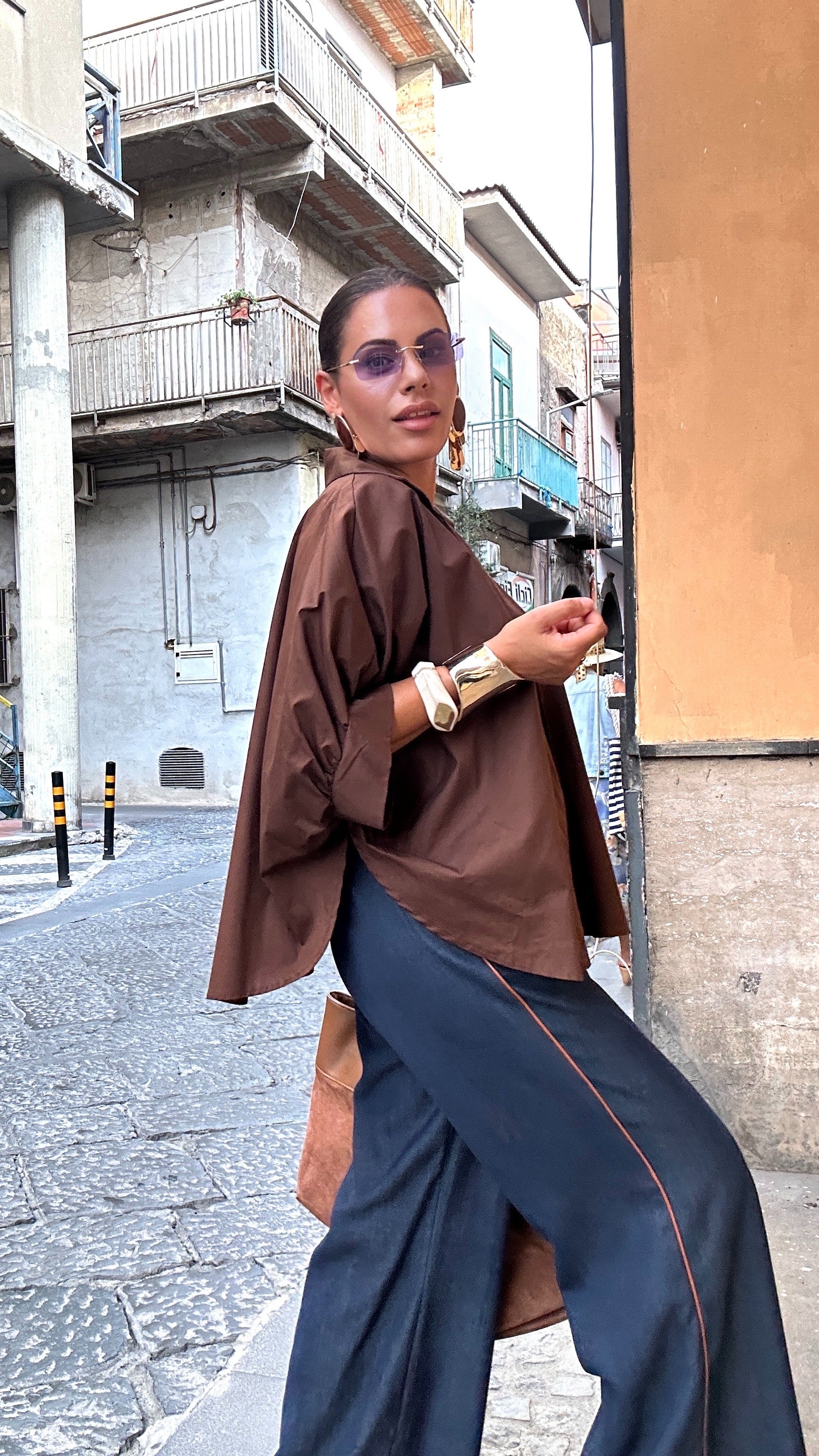 Camicia over Andrea marrone - Image 9