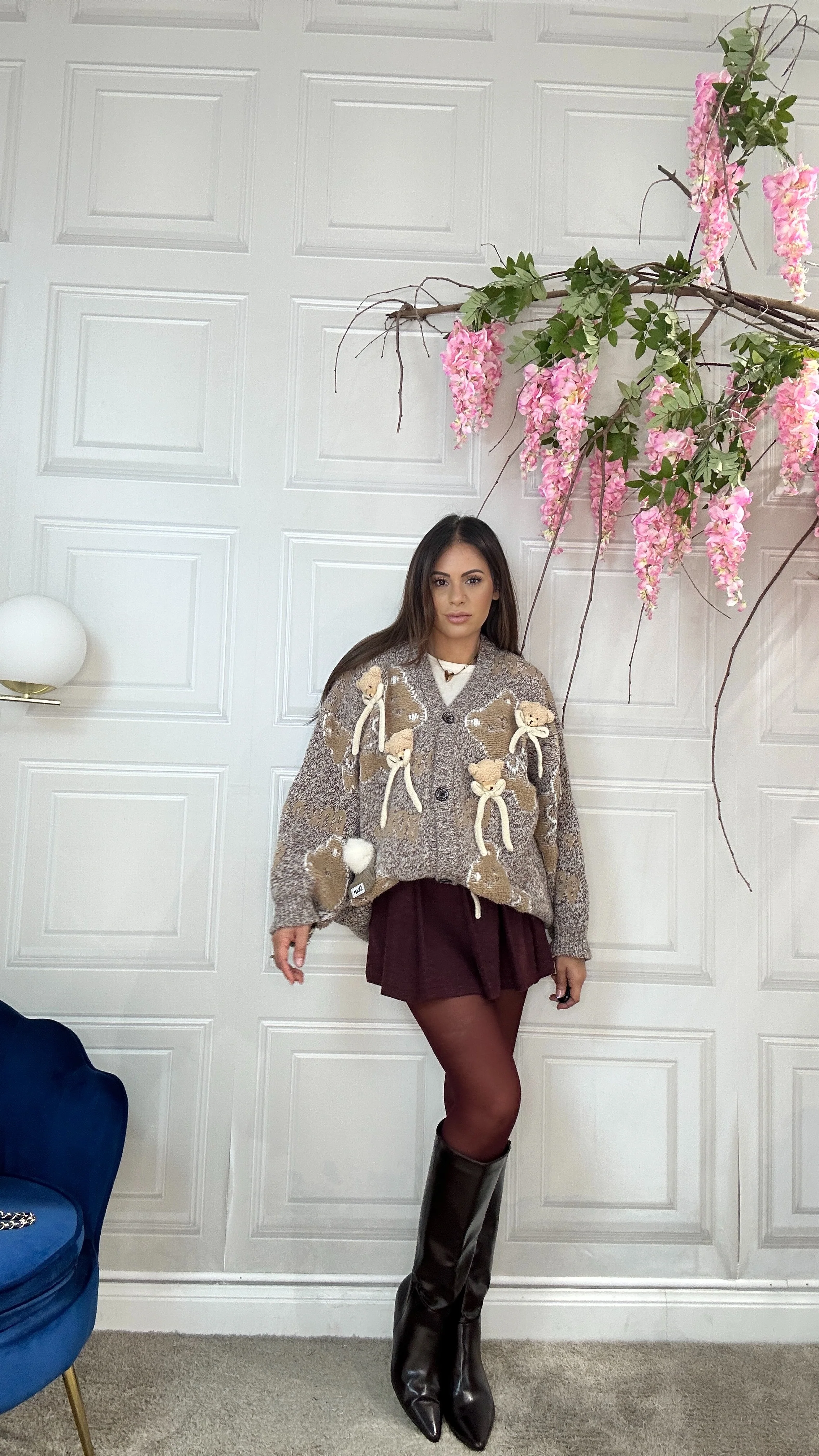 Cardigan PON PON marrone - Image 2