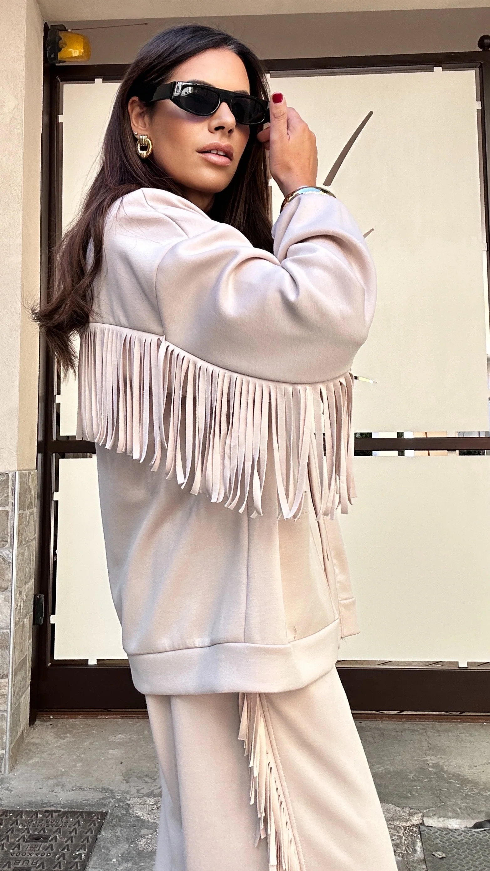 Coordinato frange panna - Image 6