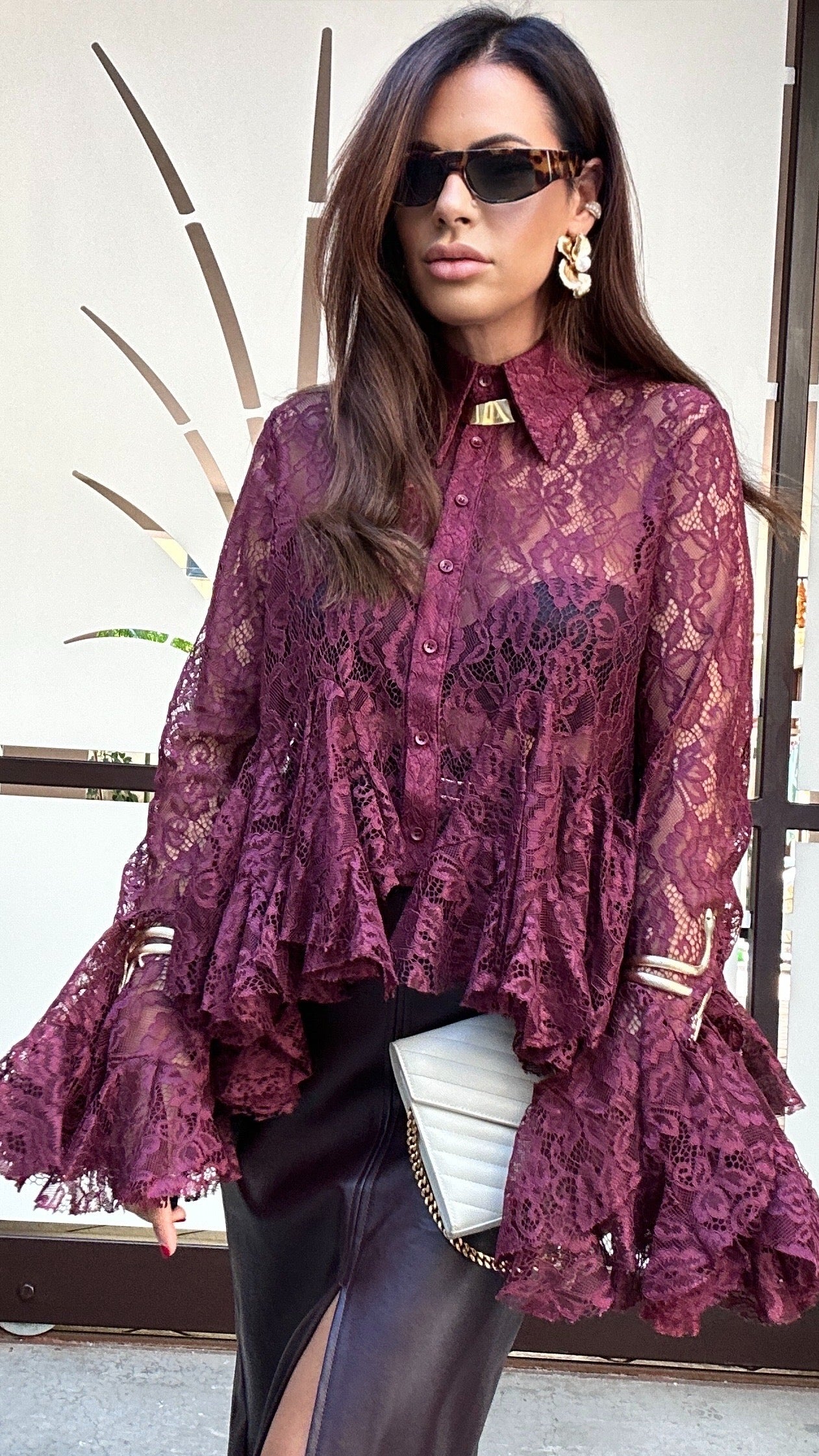 Camicia Giselle prugna - Image 11