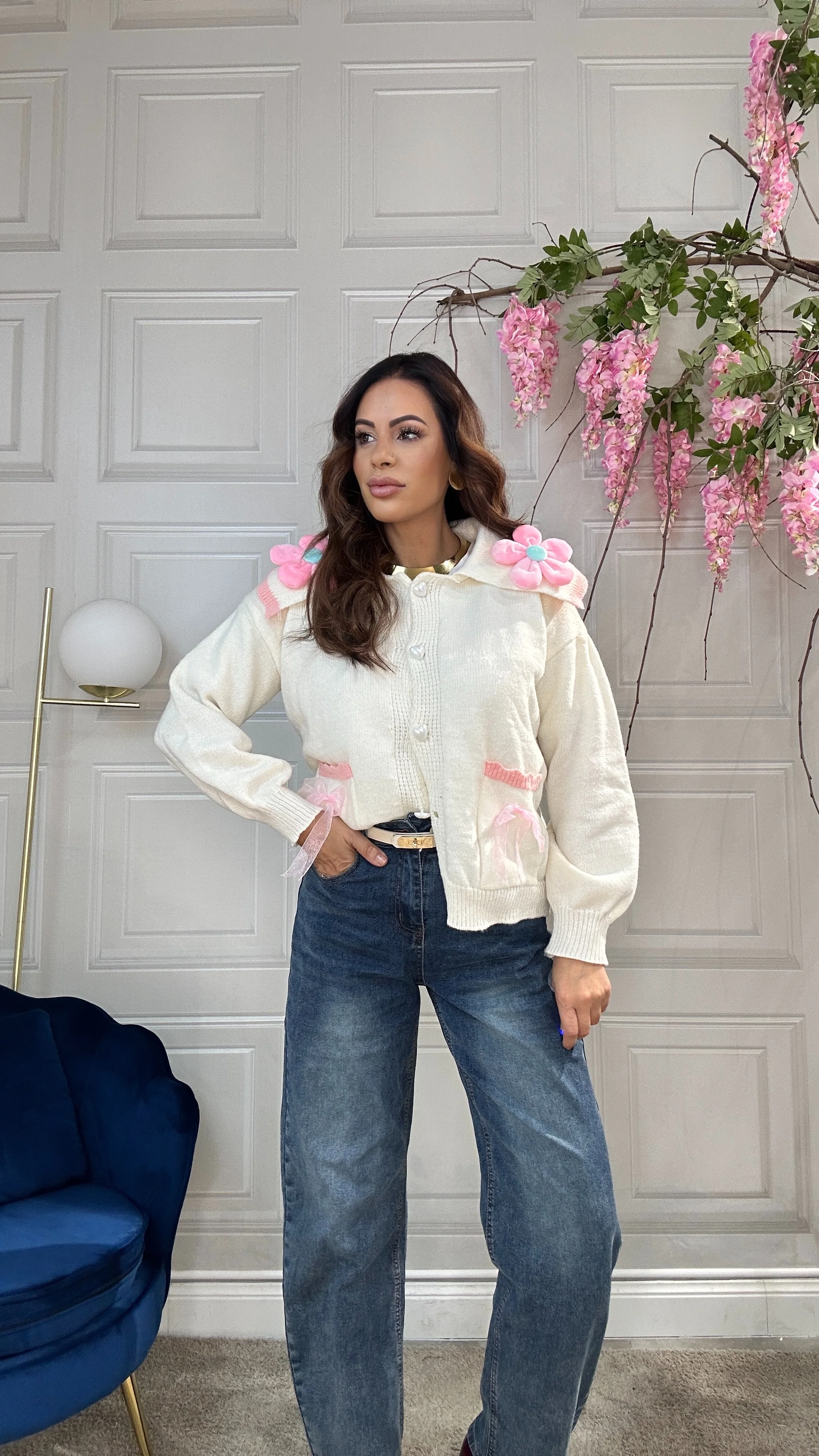 Cardigan Marghe 🌼 Bianco - Image 2