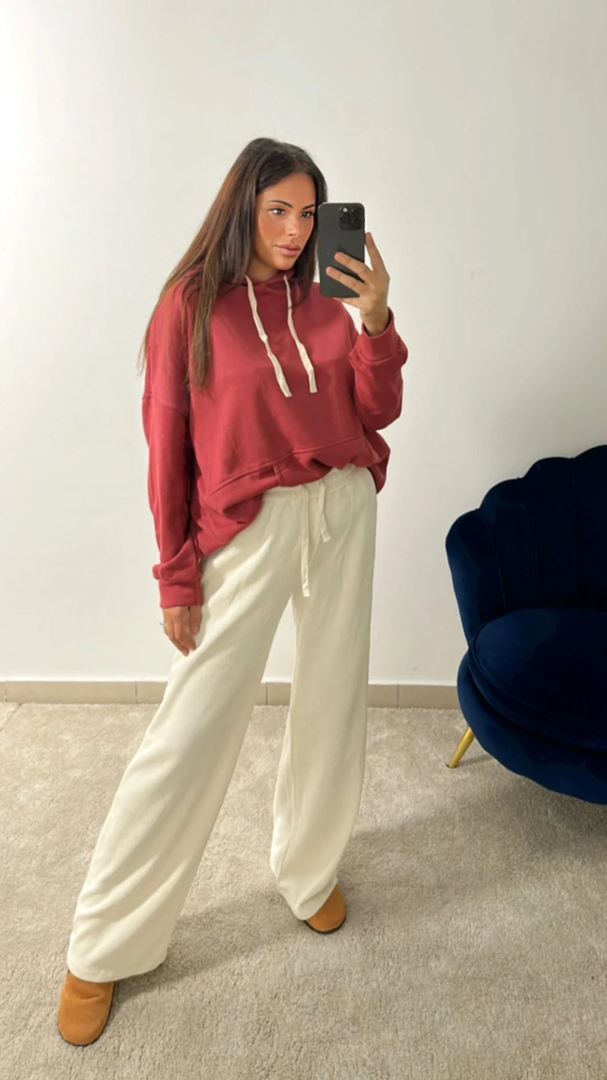 Felpa maxi con cappuccio - Image 10