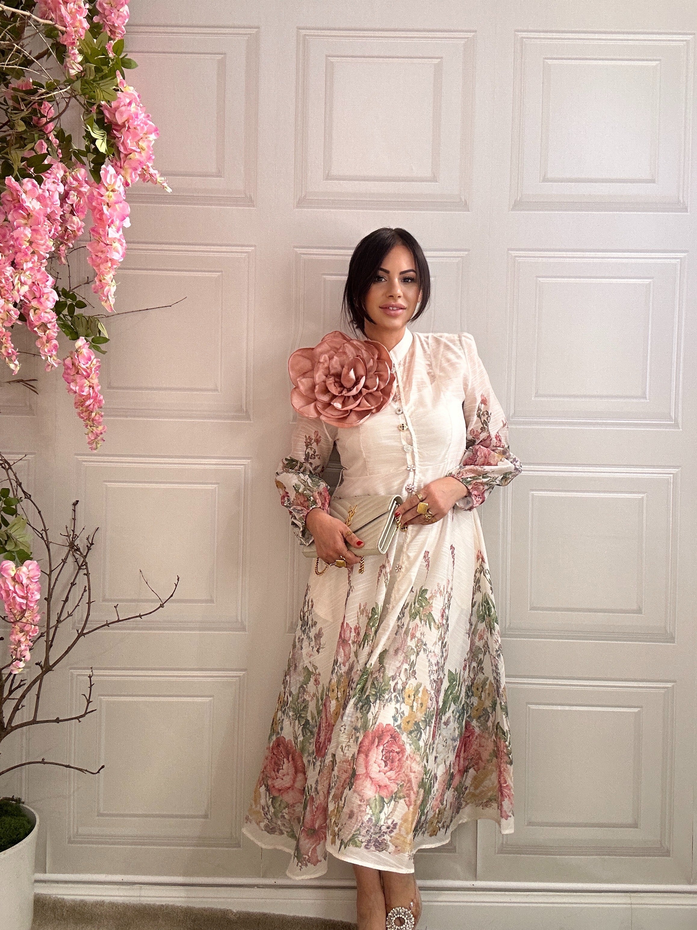 Maxi spilla Fiore Rosa - Image 4