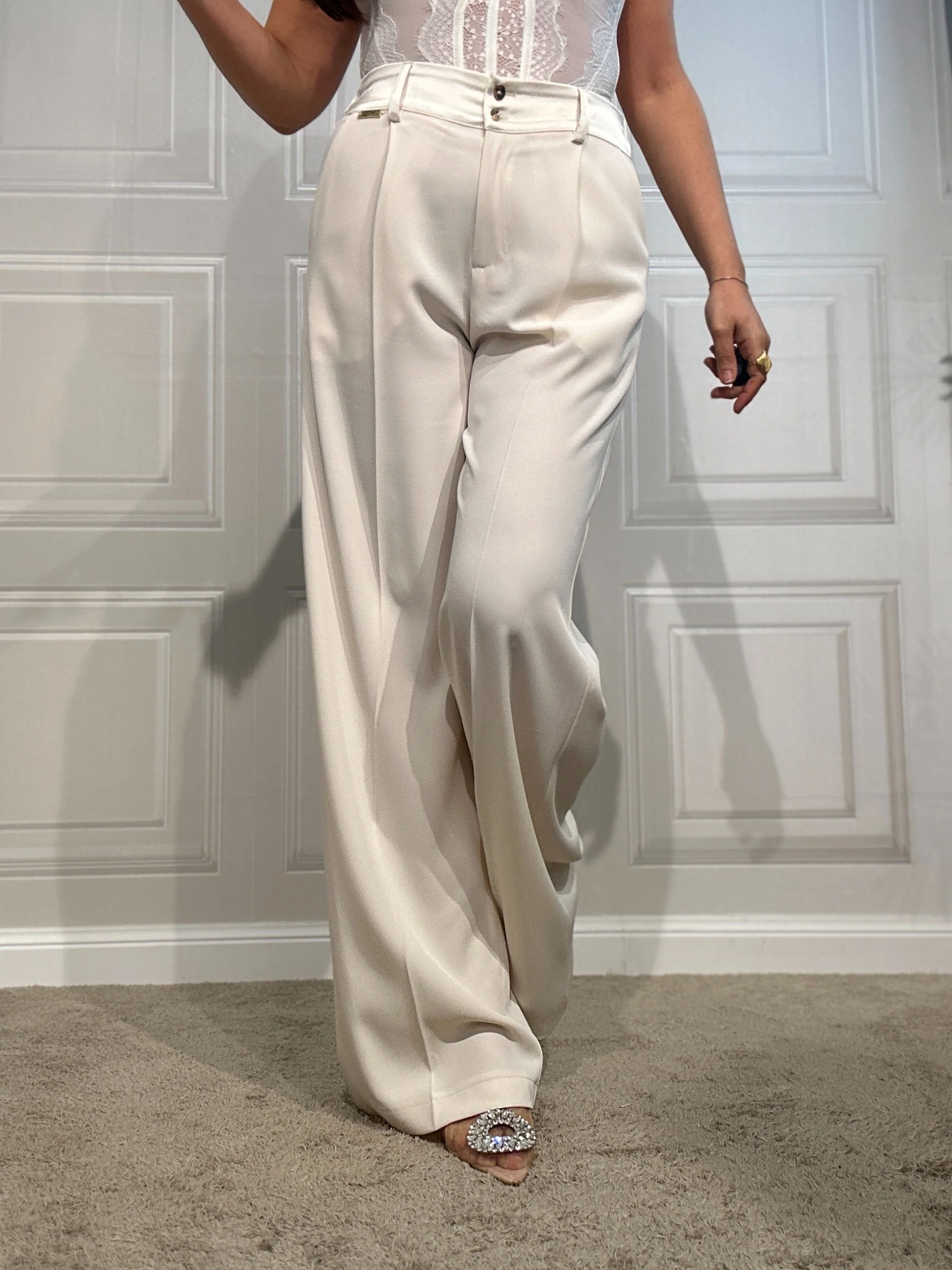 Pantalone Annabel Avorio by Le Robe - Image 7