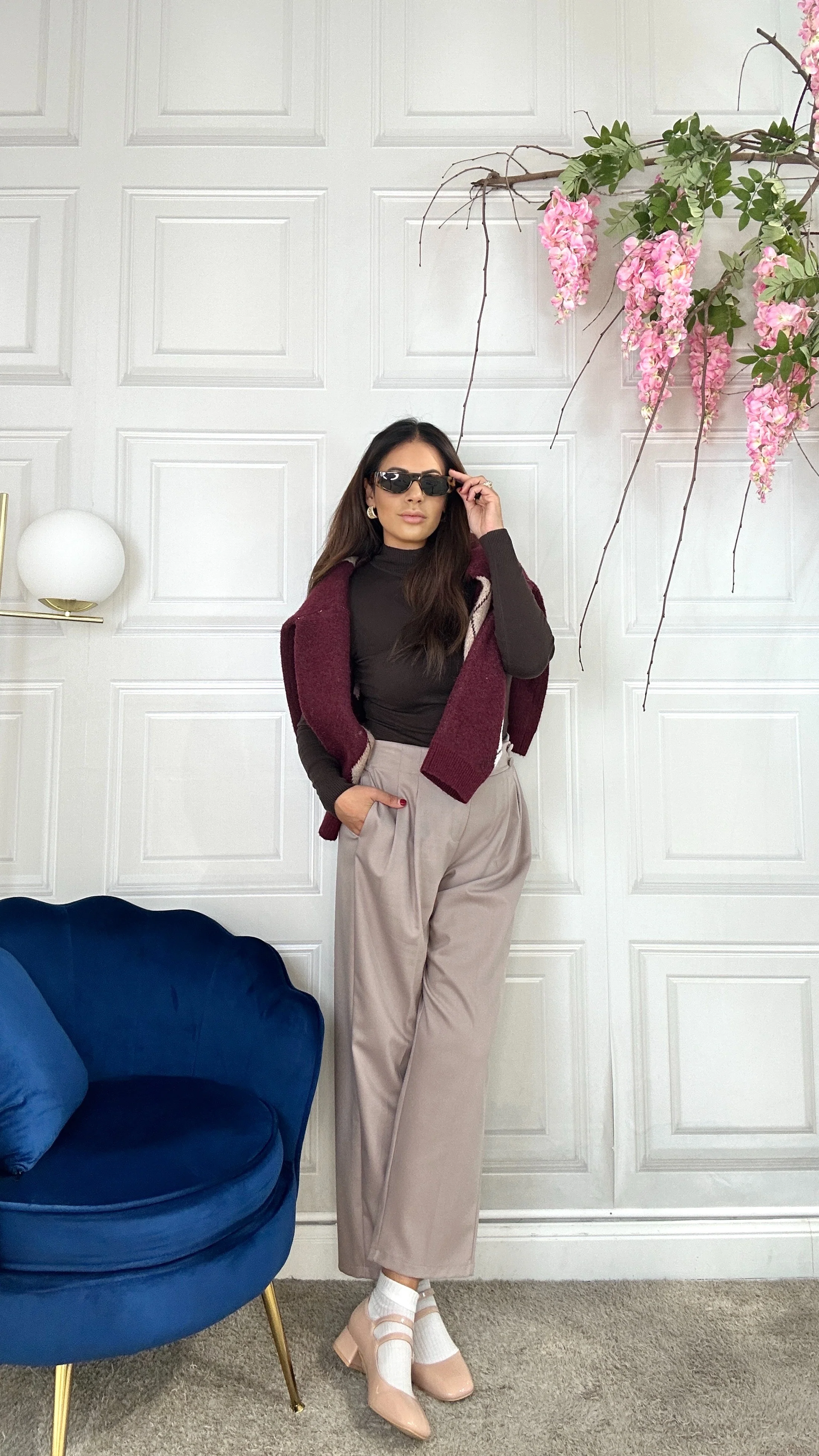 Pantalone Noemi by D’Alessandro Beige Chiaro - Image 6