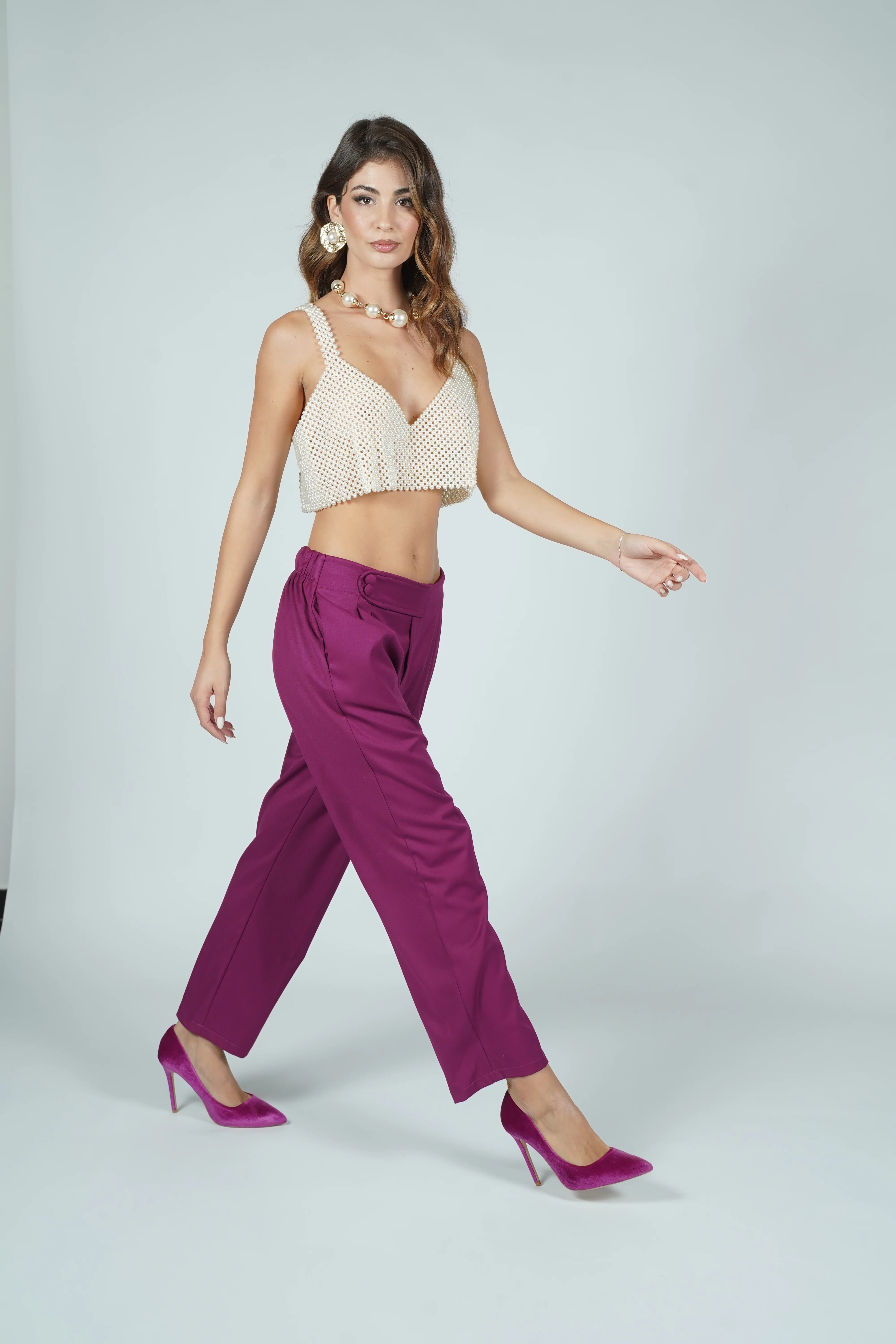 Pantalone Noemi by D’Alessandro Magenta - Image 3