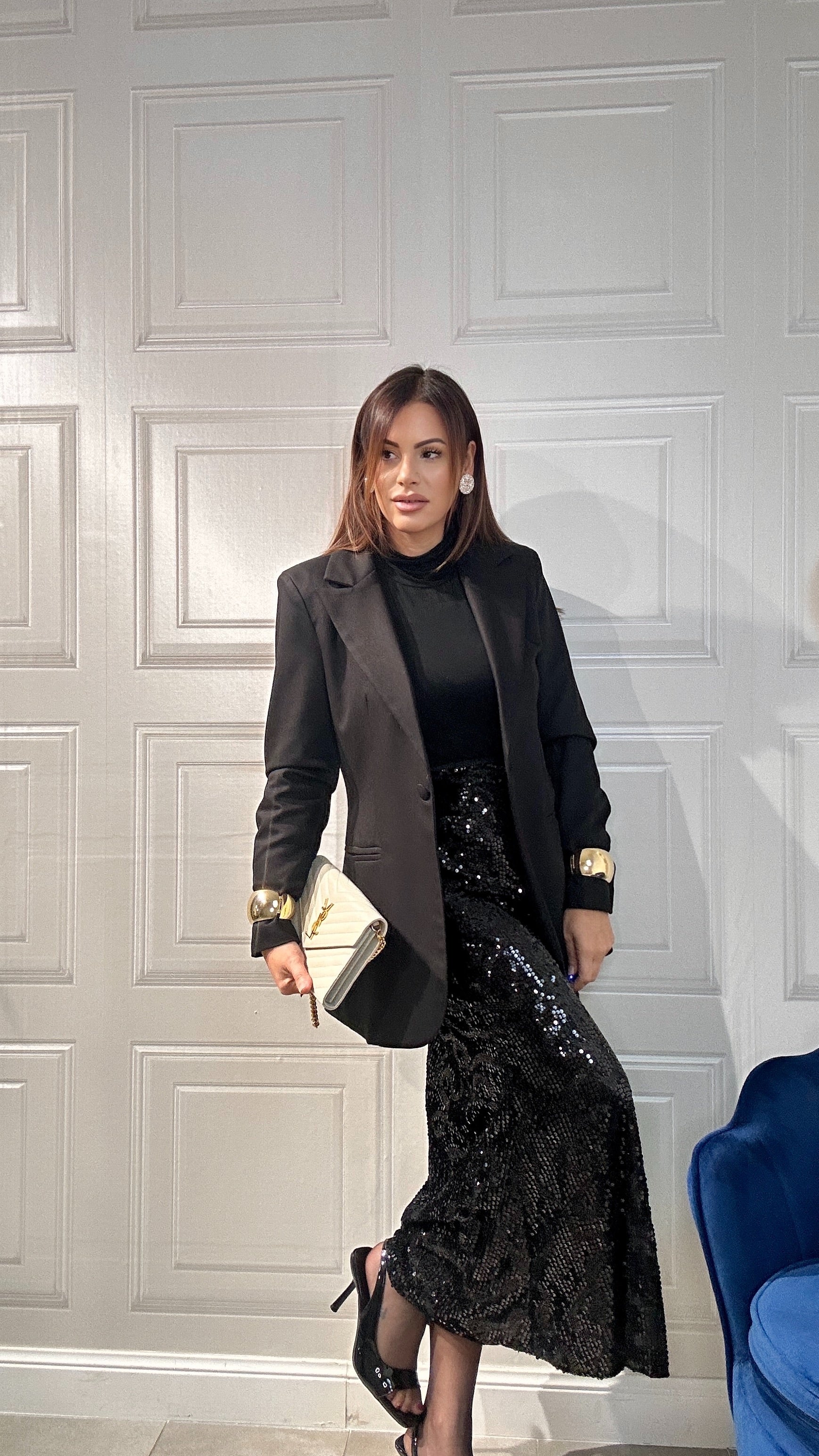 Gonna in paillettes Nera - Image 3