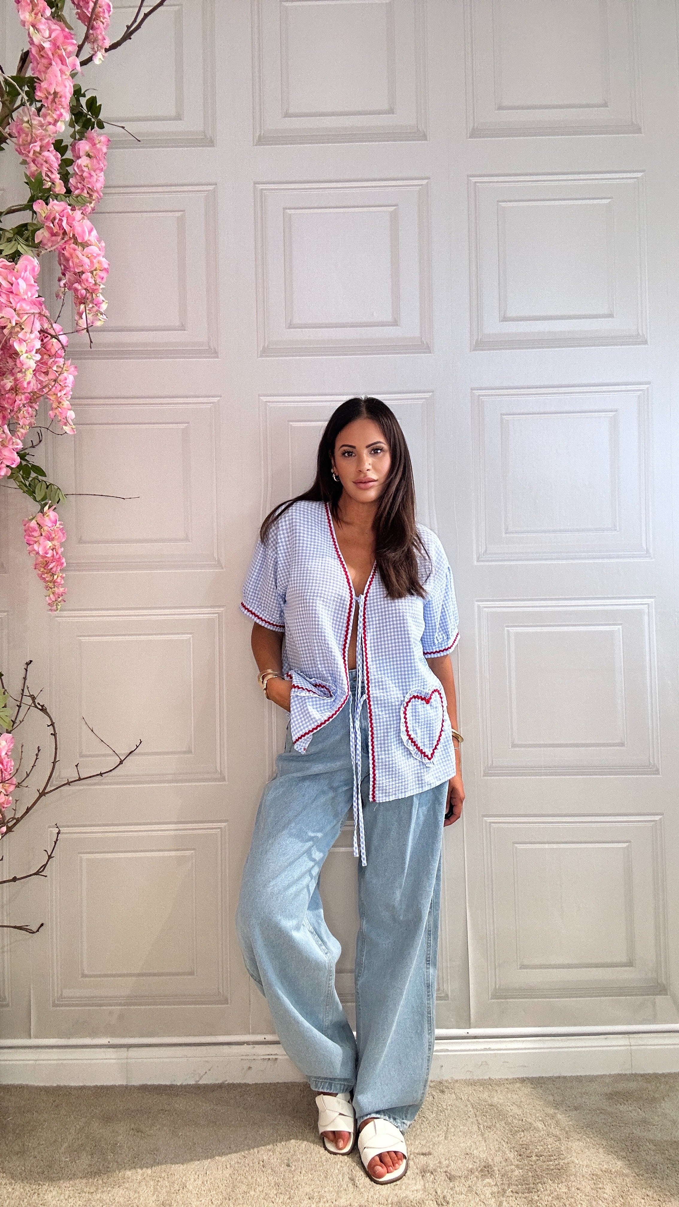 Camicia cuore celeste - Image 3