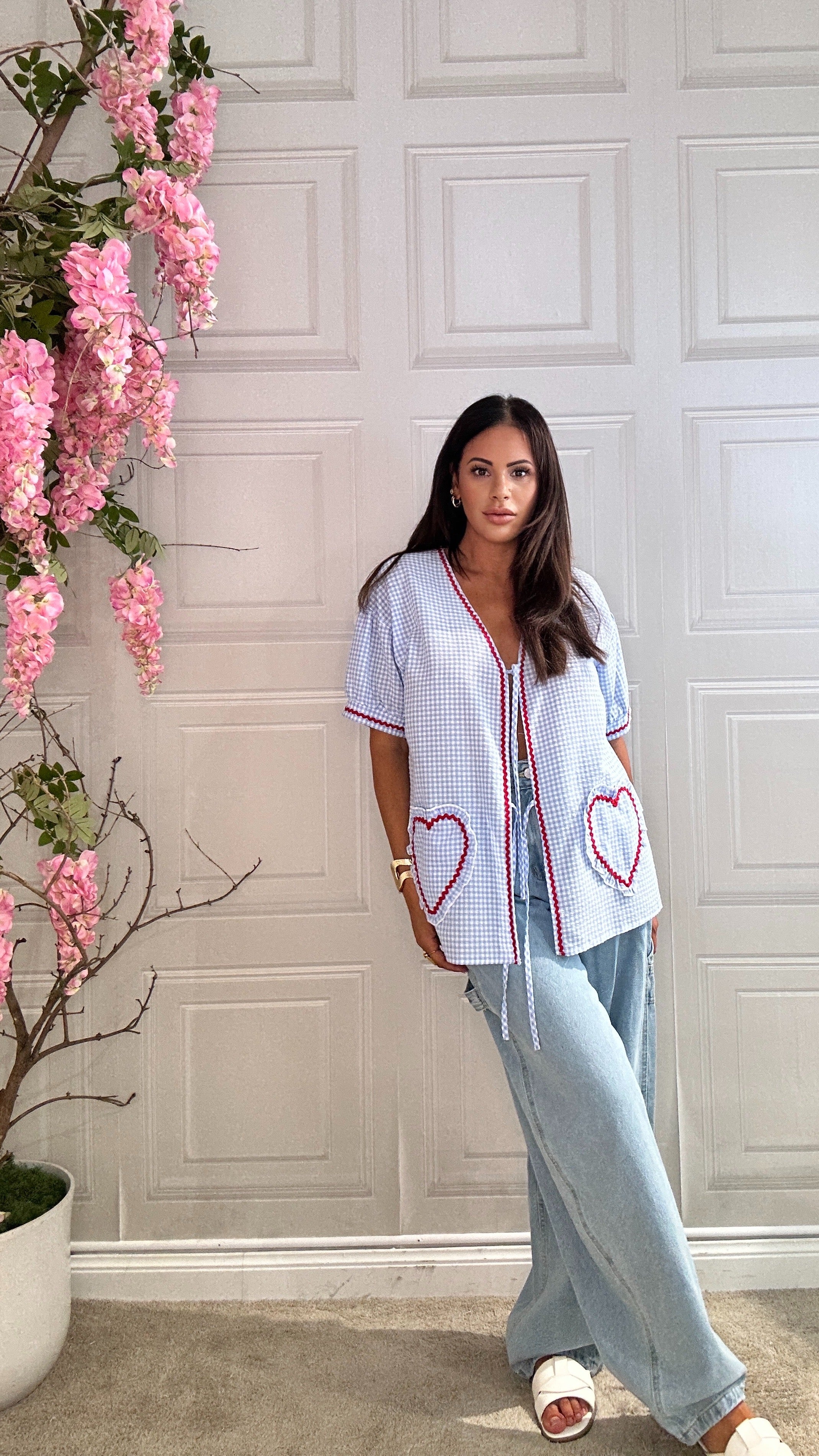 Camicia cuore celeste - Image 4