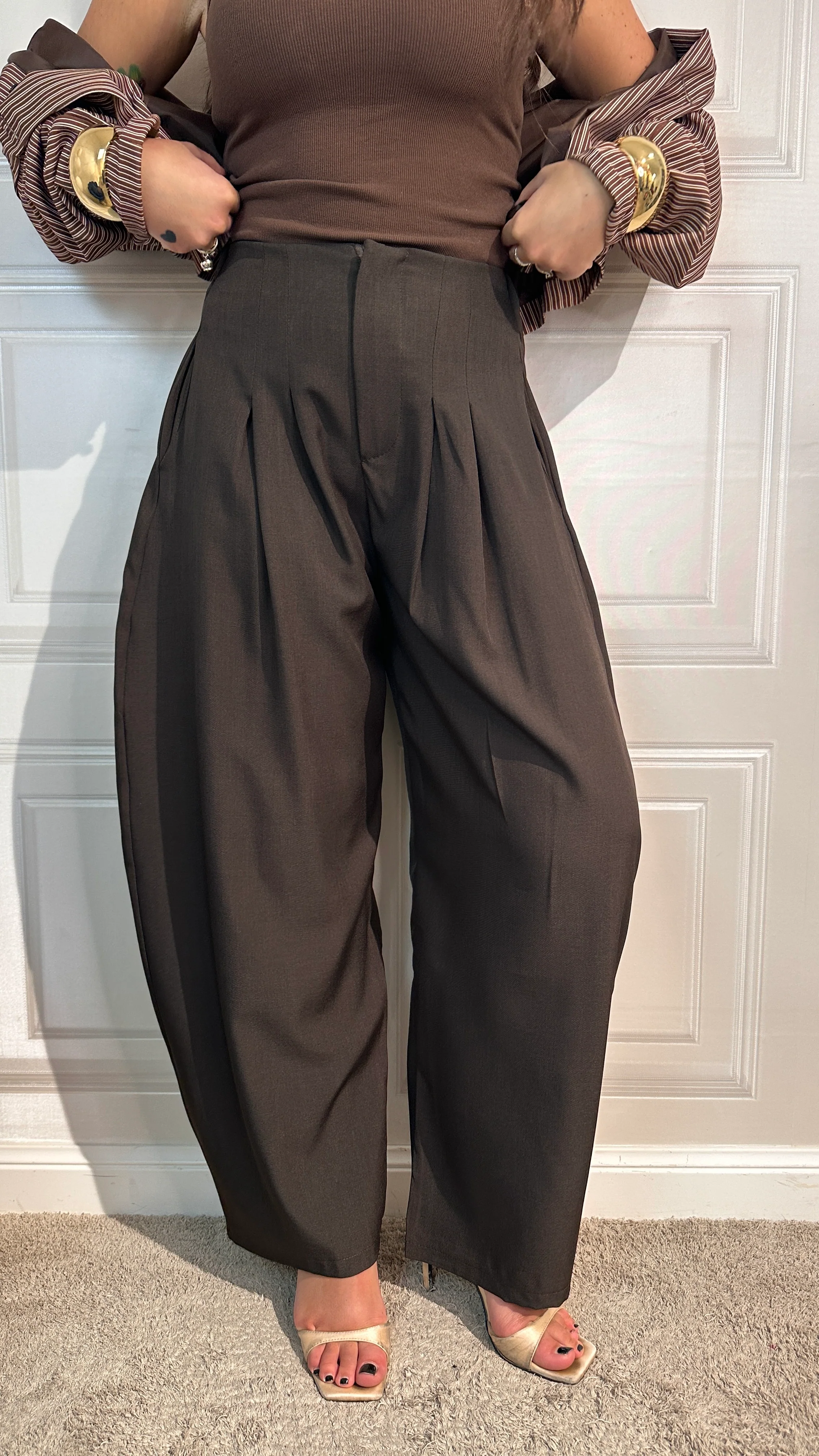 Pantalone Balloon Honey Marrone - Image 9