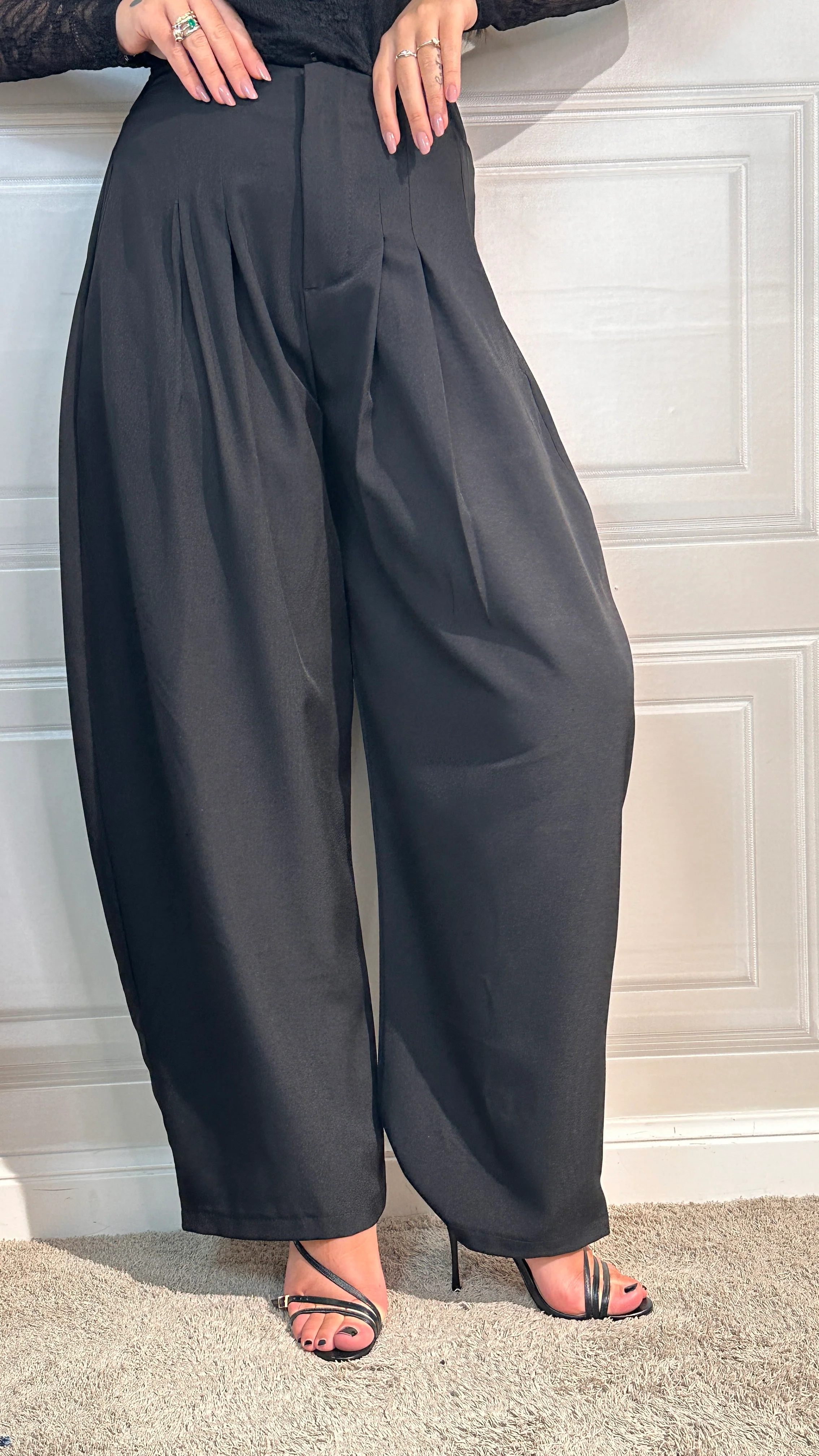 Pantalone Balloon Honey nero - Image 4