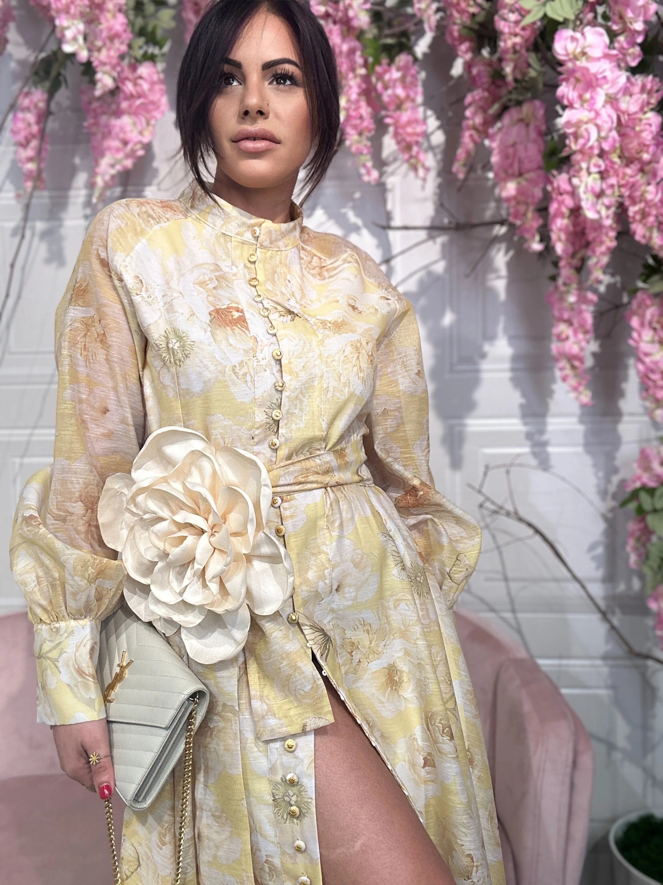 Maxi spilla Fiore Panna - Image 3