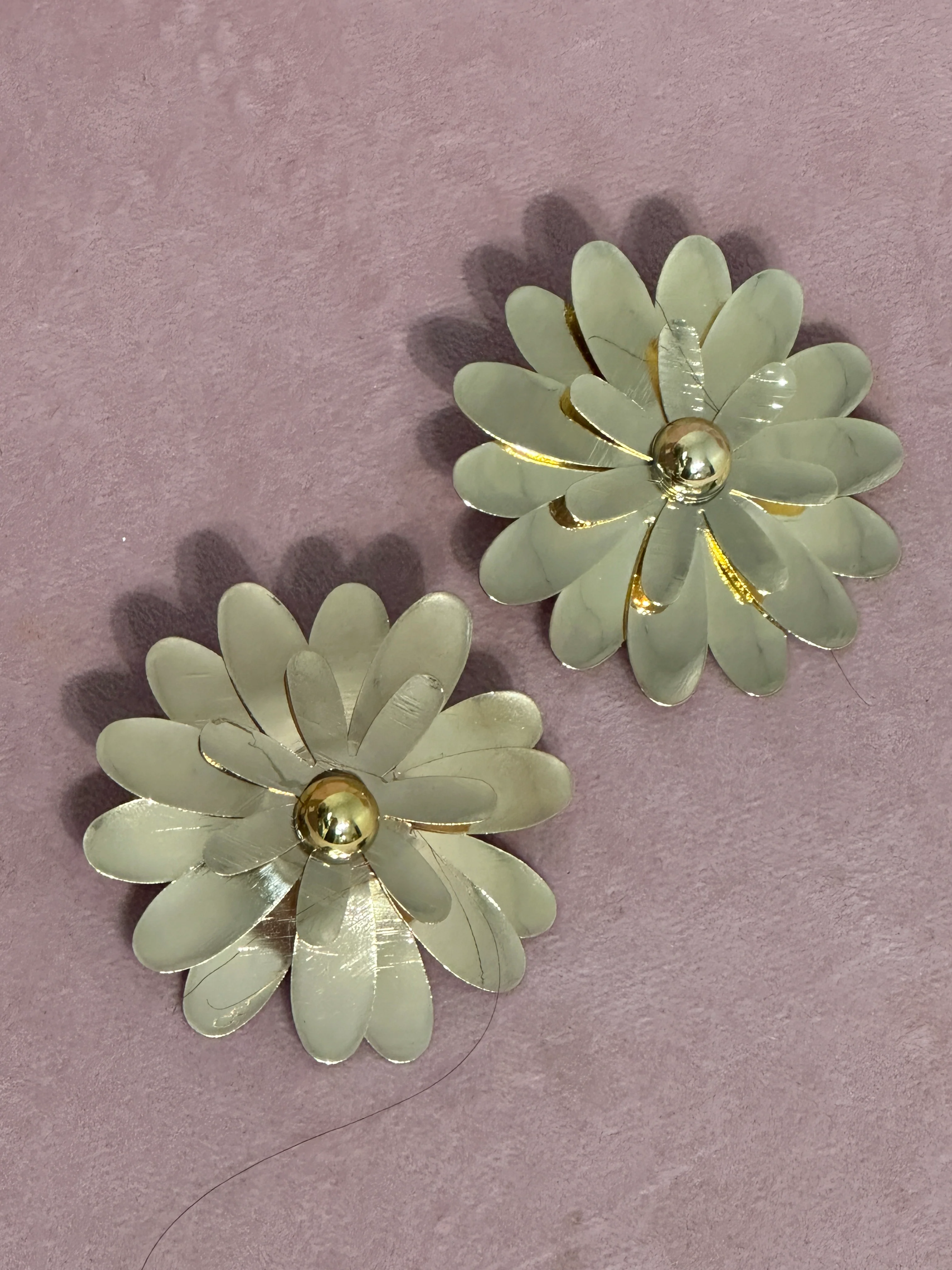 Orecchini fiore Gold