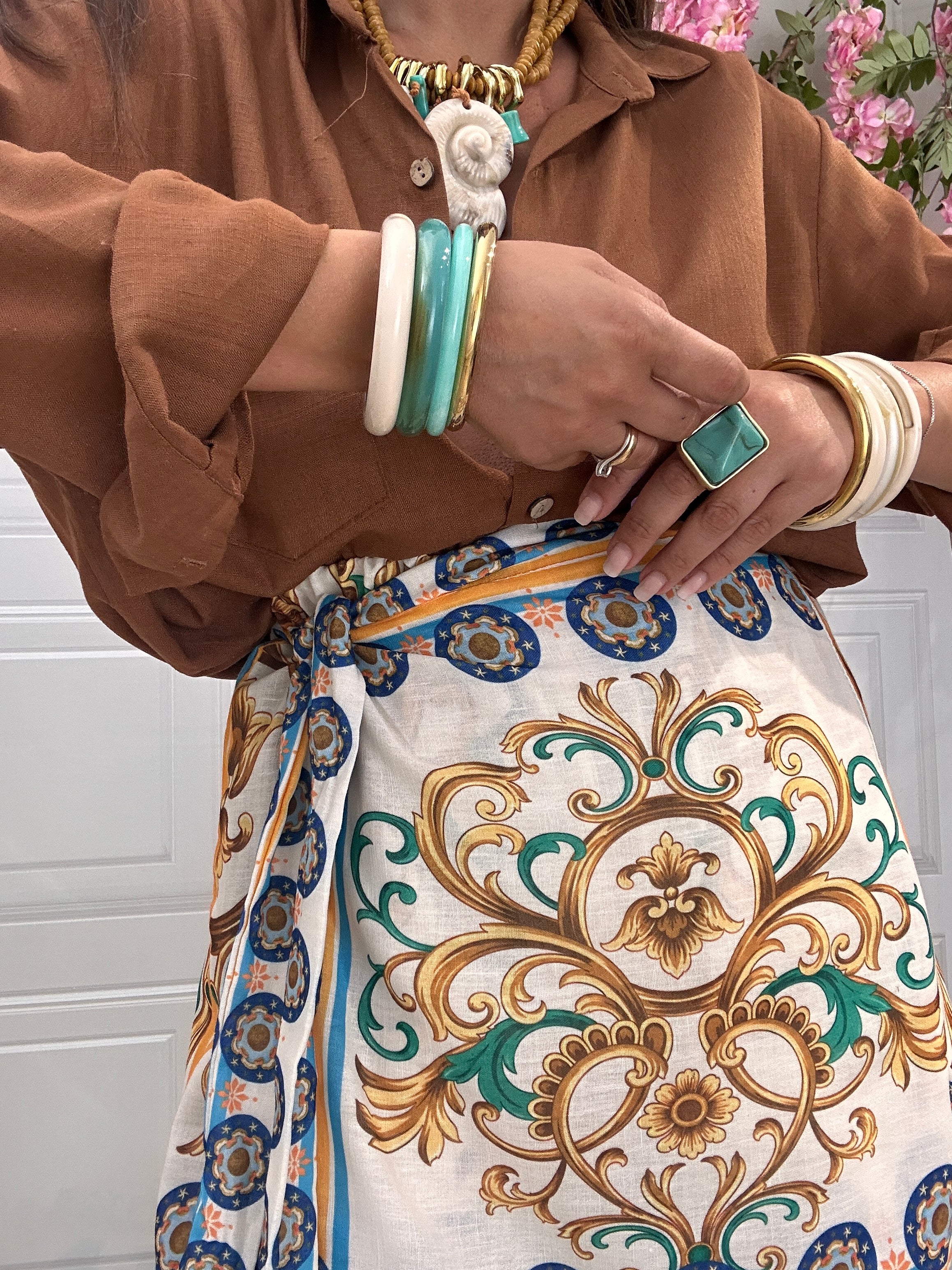 Pantagonna pareo Etro' verde - Image 6