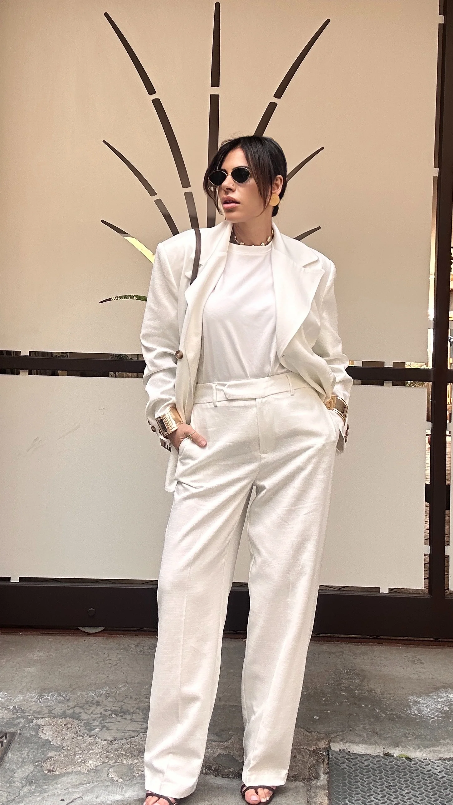 Pantalone Stefany bianco  PA66/26
