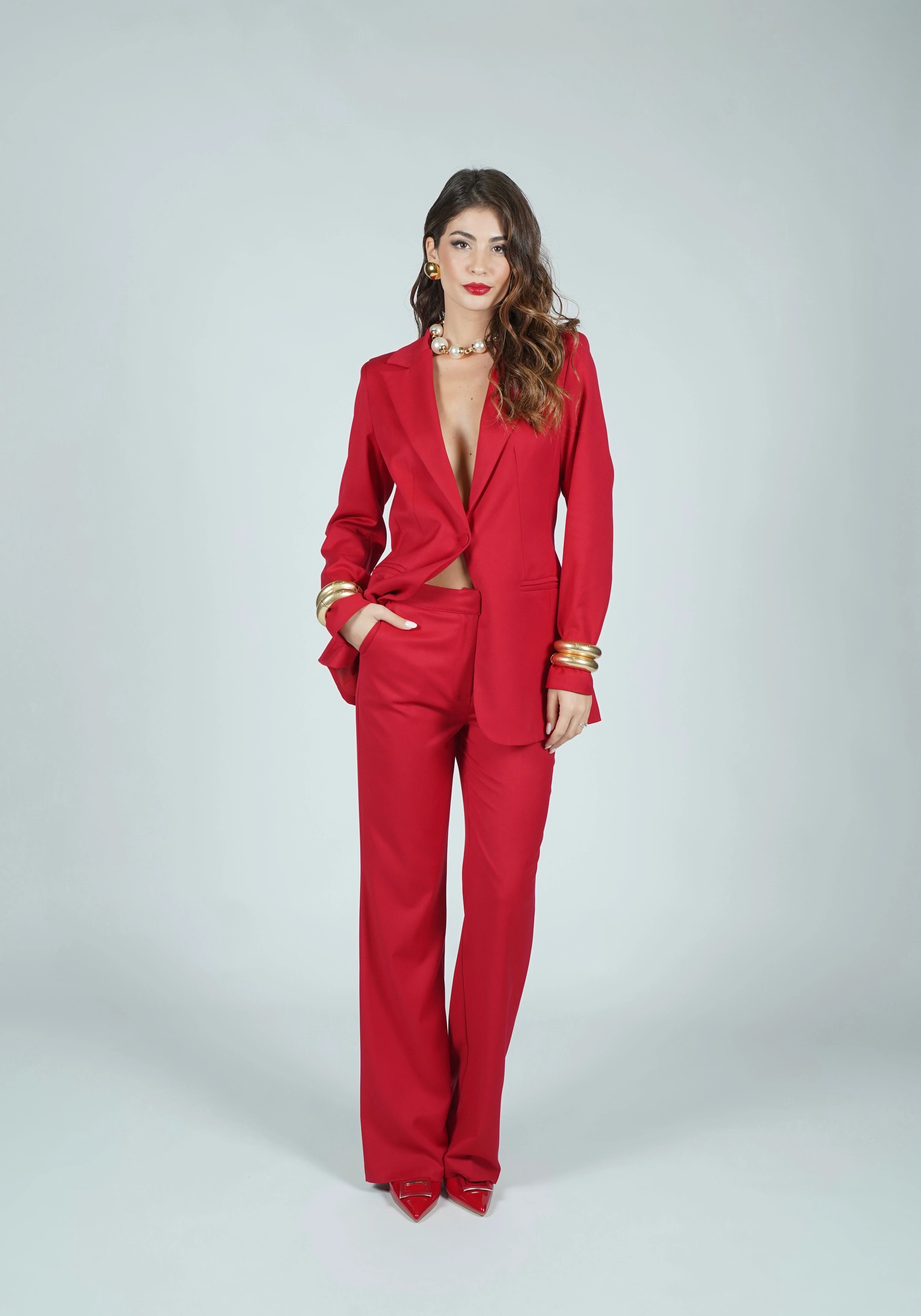 Pantaloni Ginevra by D’Alessandro rosso - Image 6