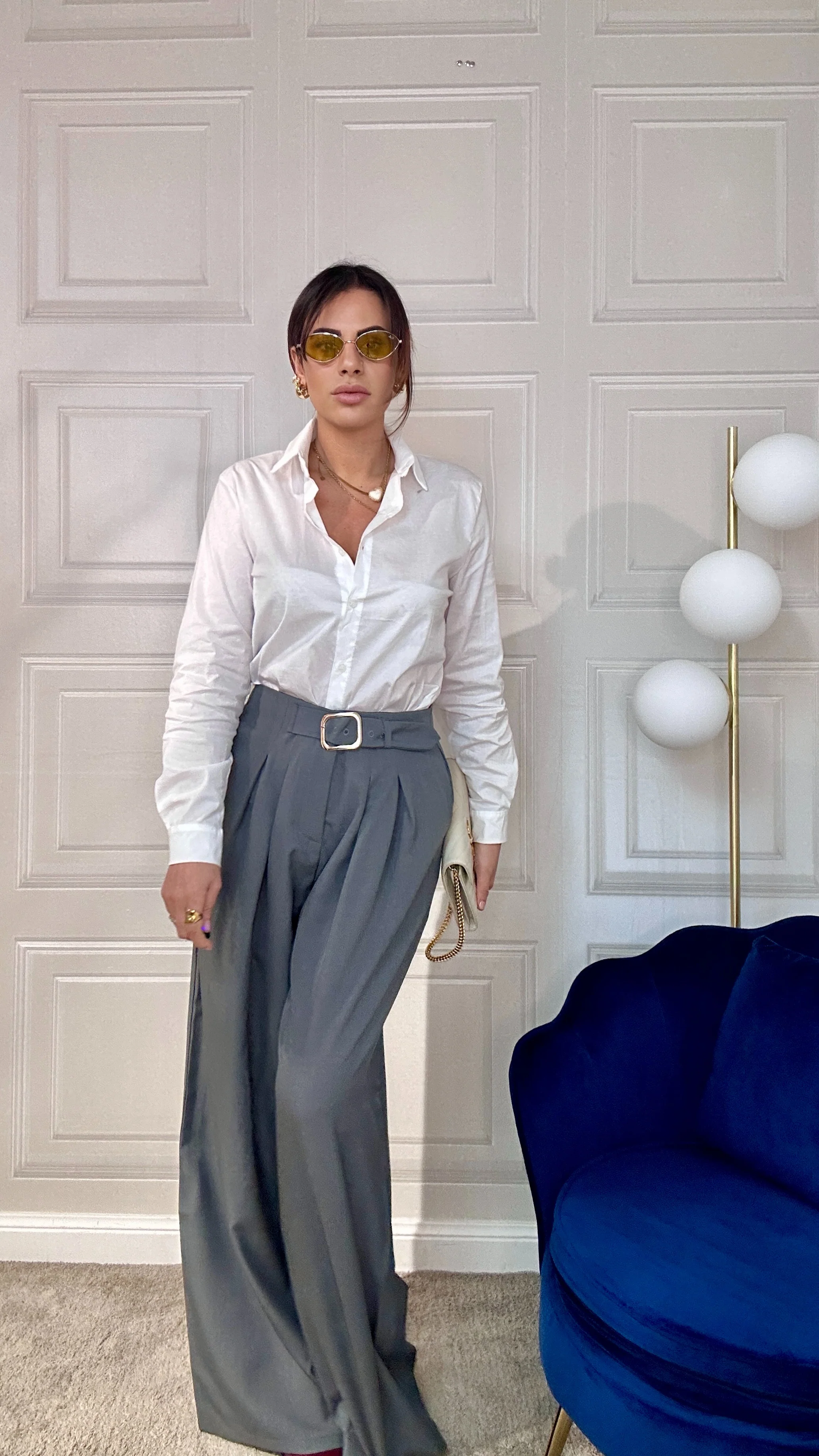 Pantaloni Jachie Grigi