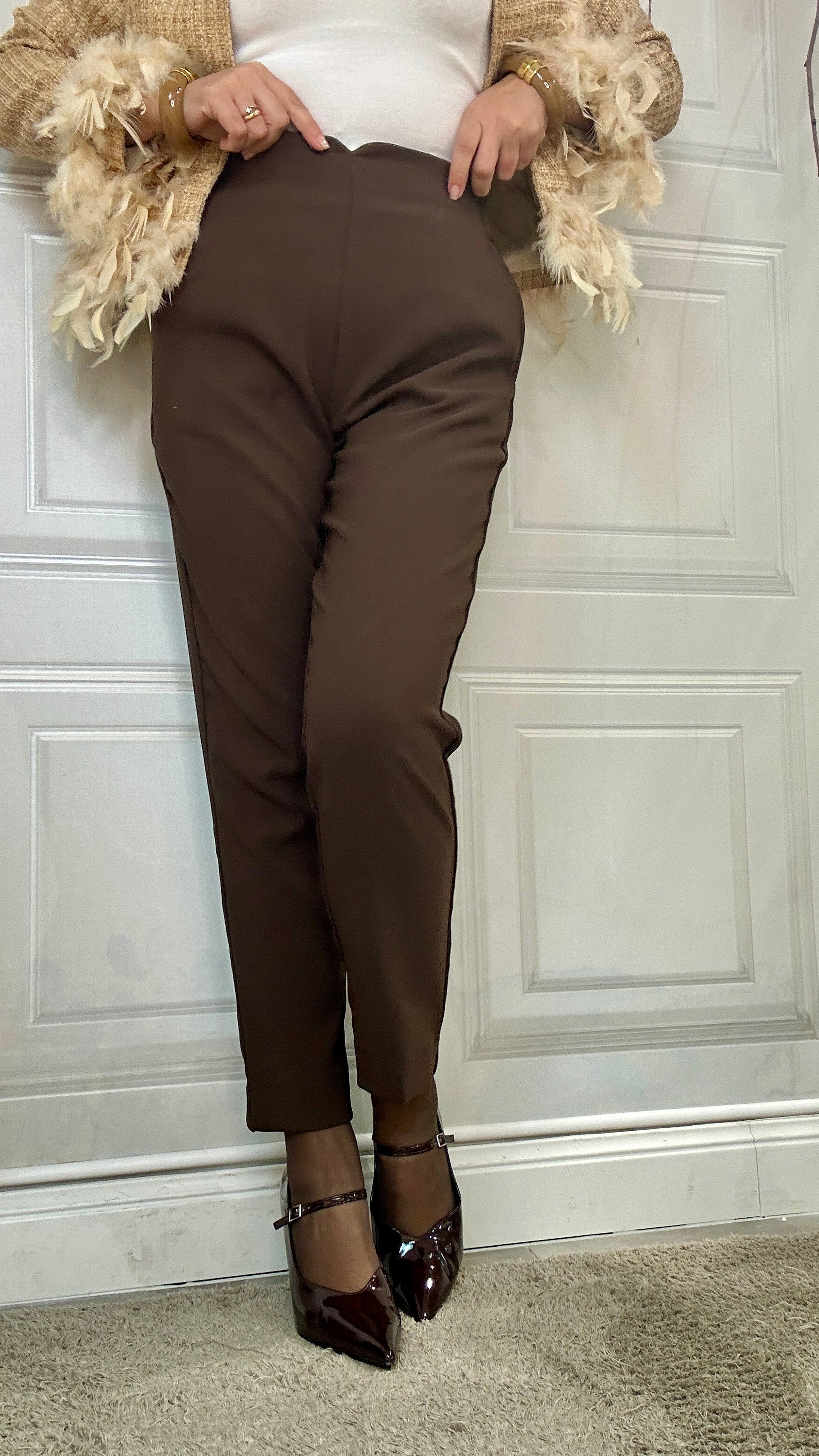 Pantaloni Zaira Cioccolato - Image 5