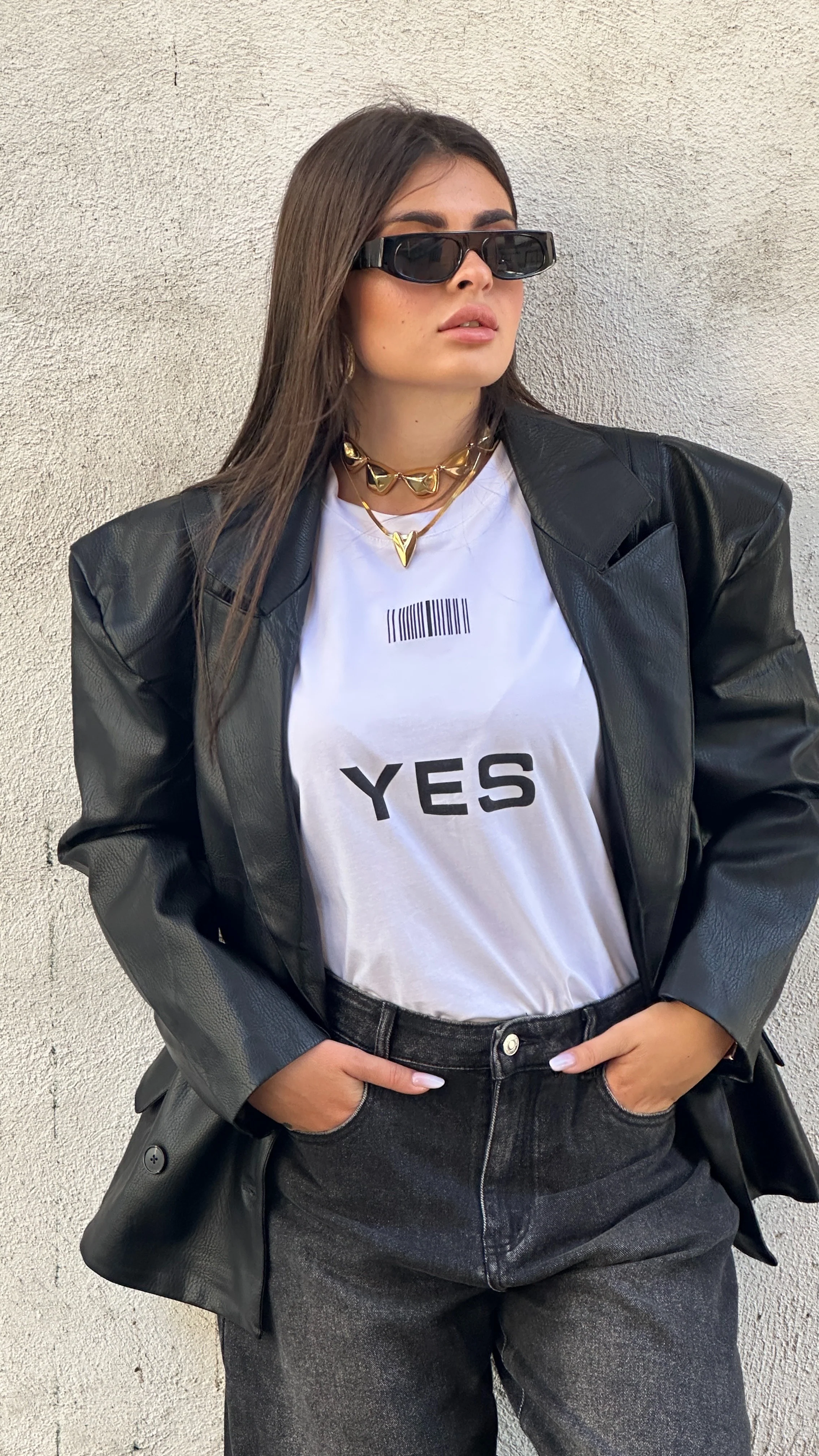 Shirt YES bianca - Image 10