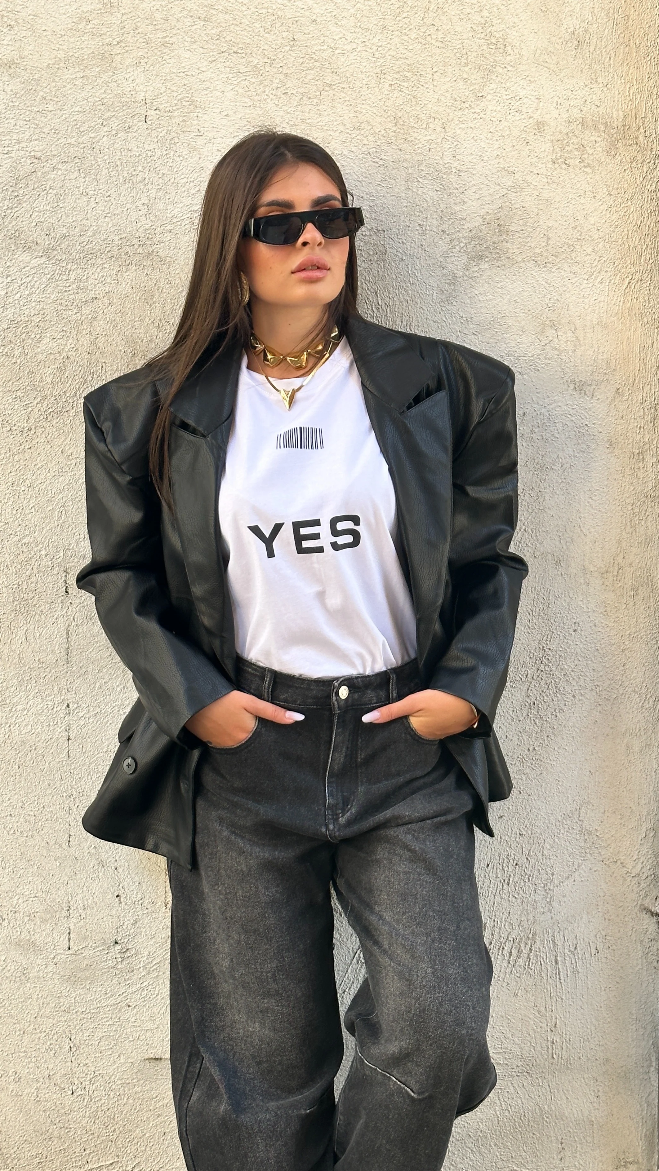 Shirt YES bianca - Image 8