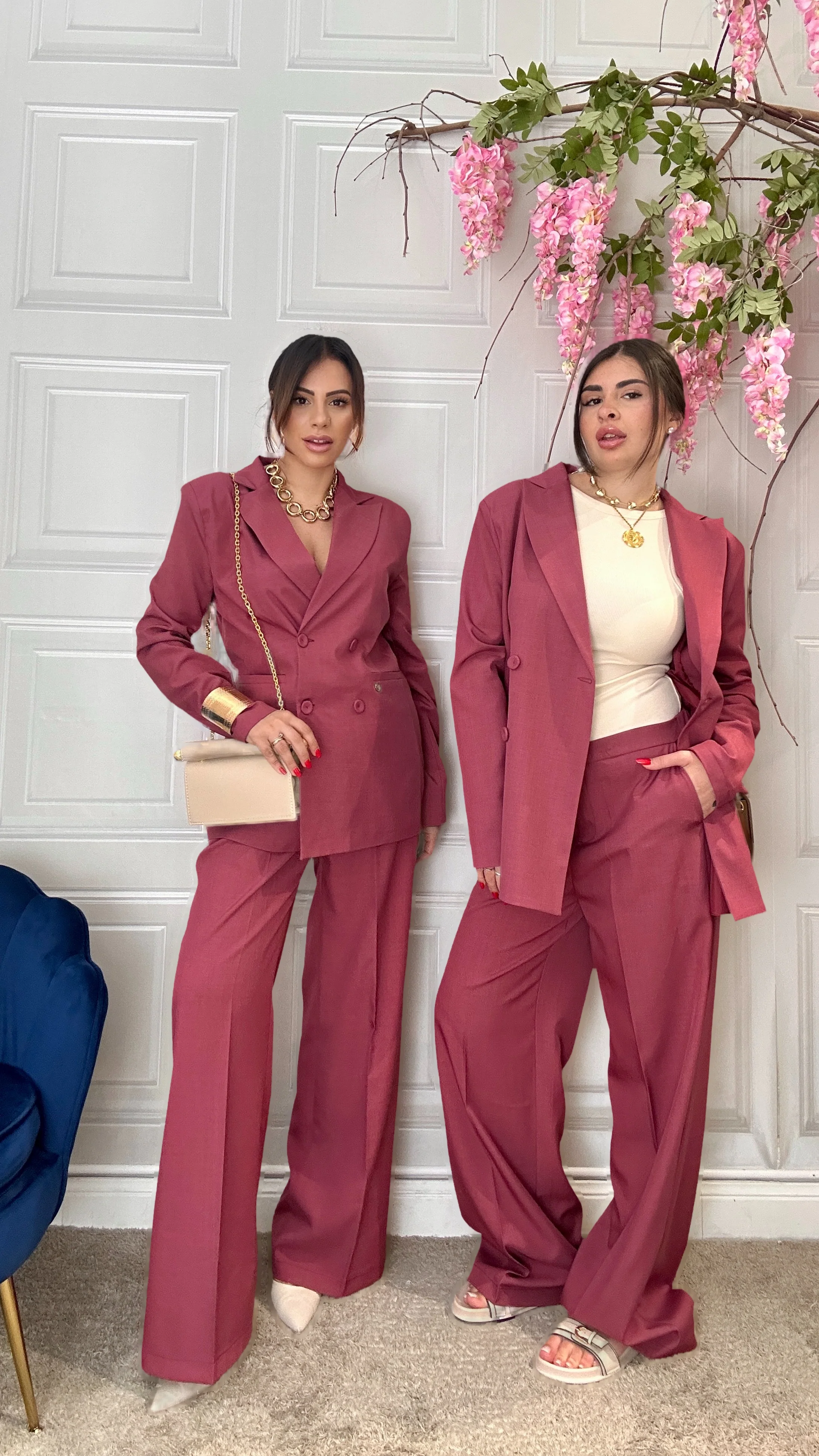 Tailleur Brenda Bordeaux