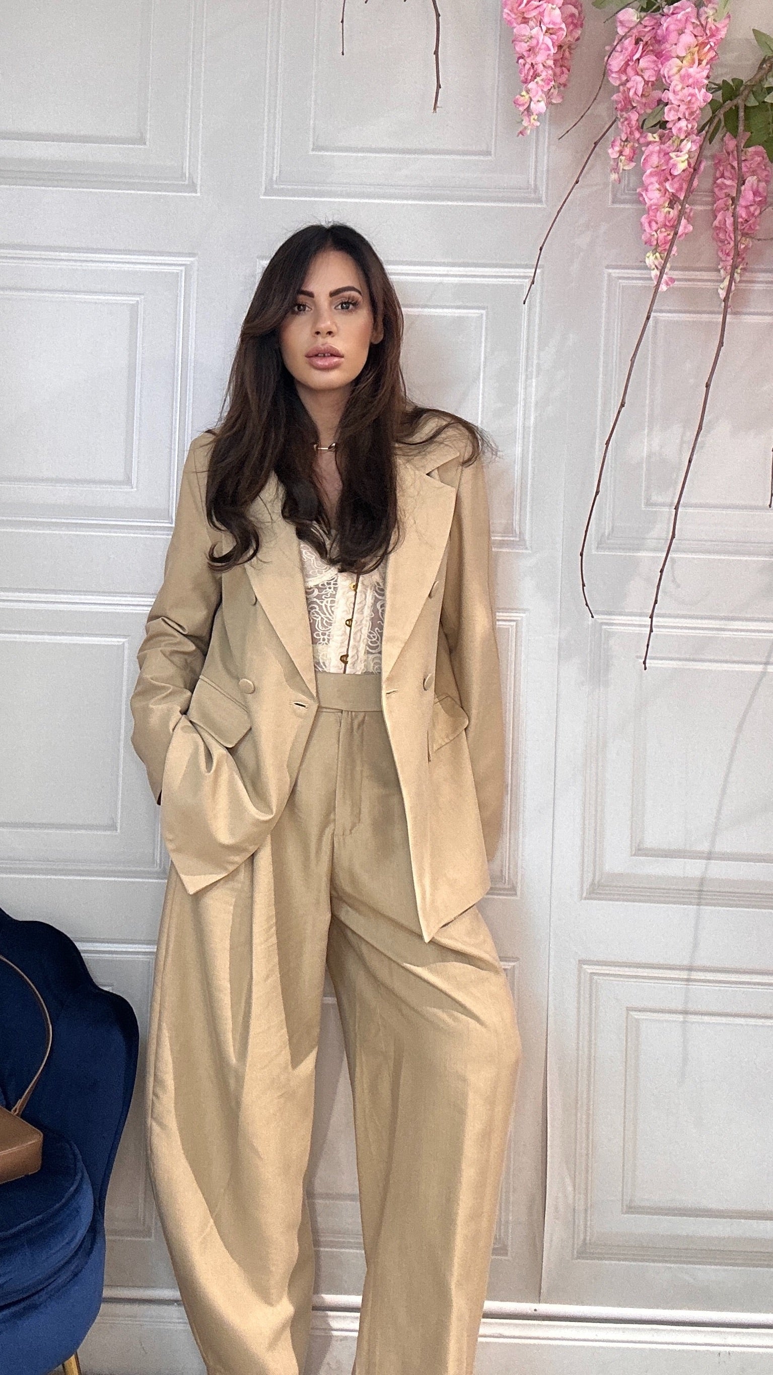 Tailleur Iconic Isabel cappuccino Made In - Image 7